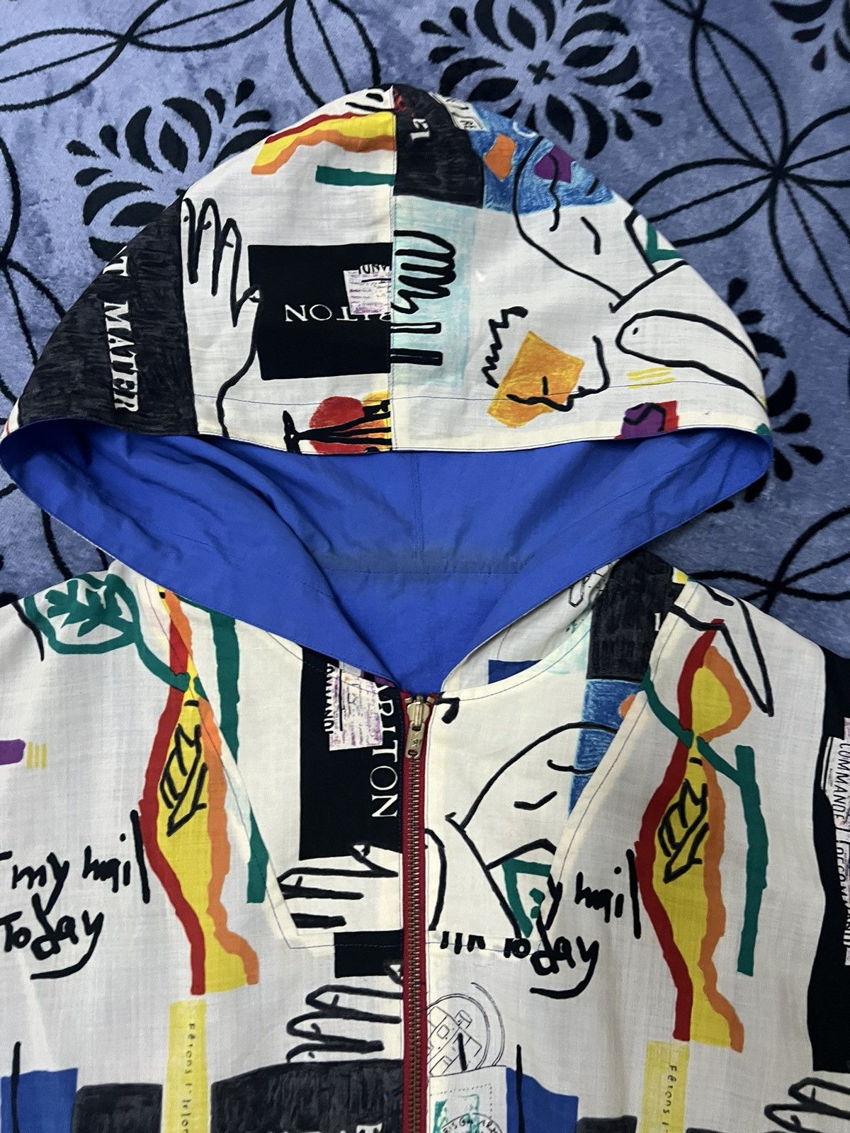 Jean Charles De Castelbajac × Vintage Hoodie Reversible - Full print Jean Charles de Castelbajac Size US M / EU 48-50 / 2 - 4 Thumbnail