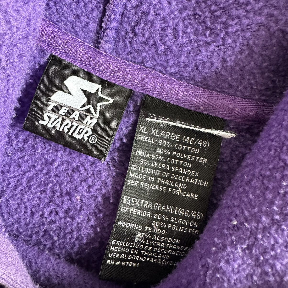 Starter Vintage LSU Hoodie Sweatshirt Mens XL Tigers Starter 90s Vtg Size US XL / EU 56 / 4 - 10 Thumbnail