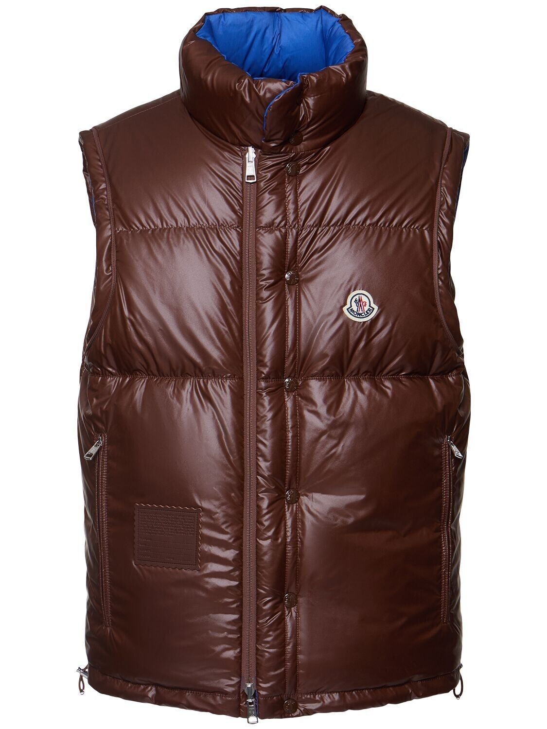 Moncler MONCLER Verone $2540 Men's Blue/Brown Down Jacket New 2 Size US M / EU 48-50 / 2 - 5 Thumbnail