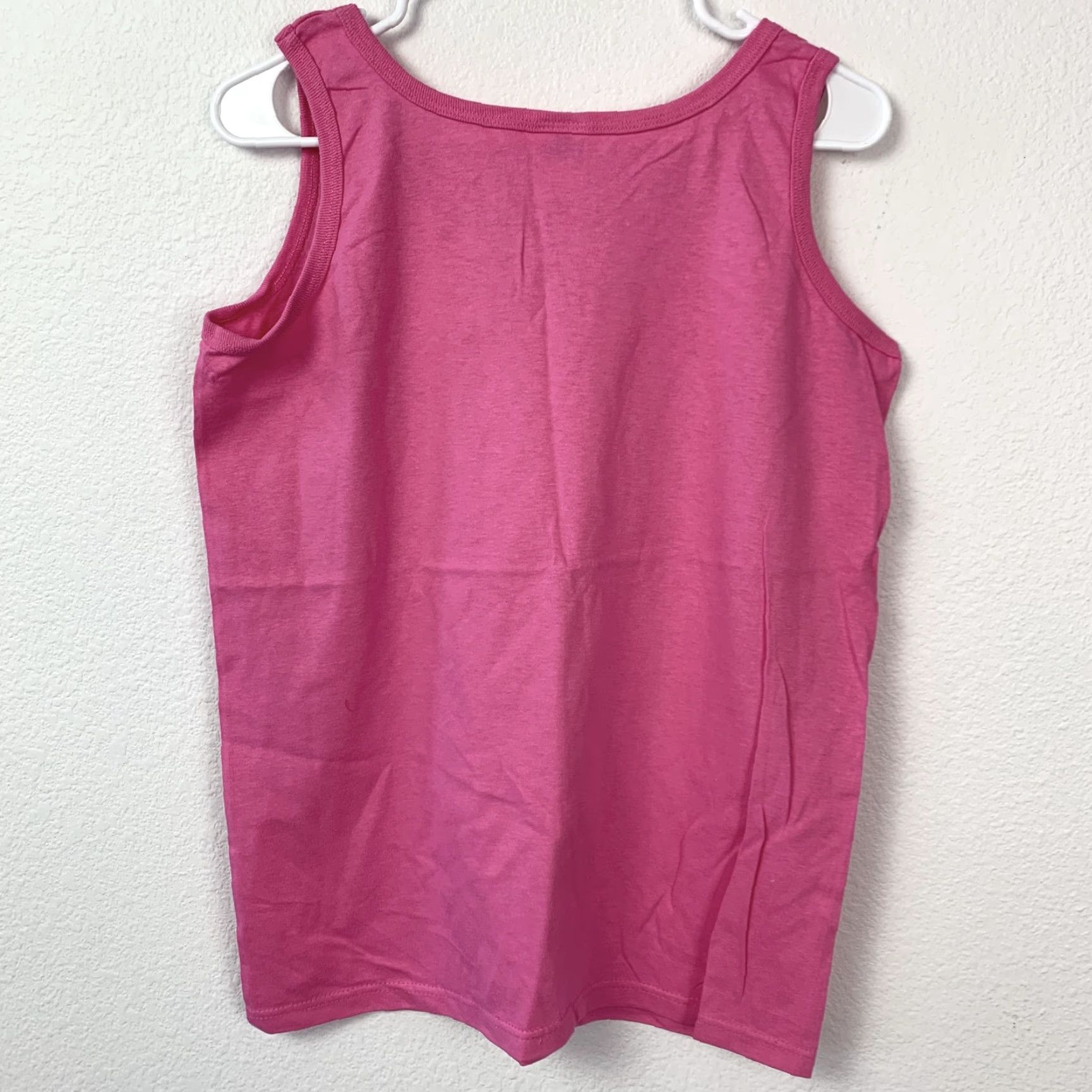 Anvil VINTAGE Anvil Tank Top Shirt Women's M Pink 100% Cotton Sleeveless Deadstock Tank Top Shirt Size M / US 6-8 / IT 42-44 - 6 Thumbnail