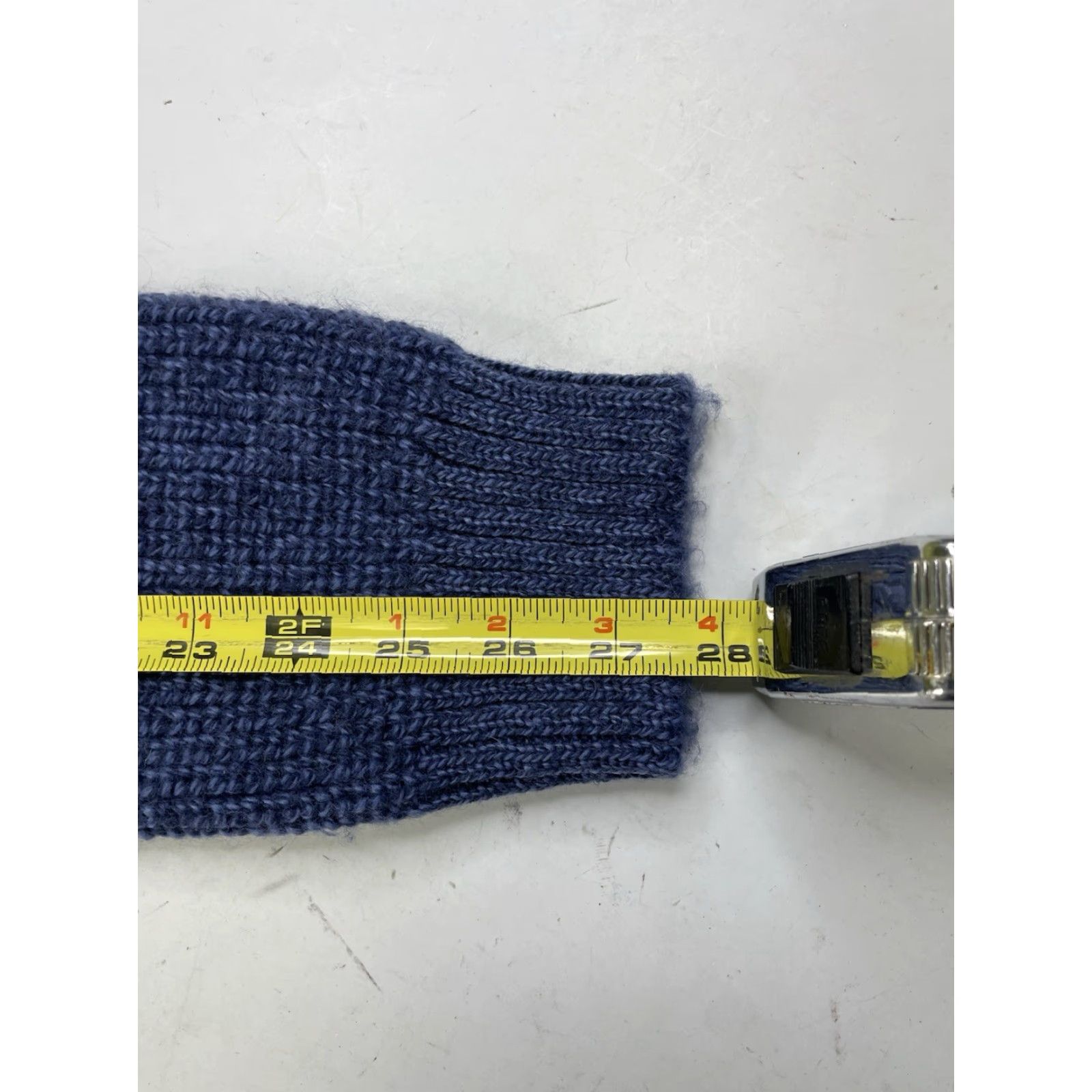 Market Aran Sweater Market Womens Large Virgin Wool Blue 1/4 Zip Knit Pullover Ireland Gyro? No rips or stains Size L / US 10 / IT 46 - 5 Thumbnail