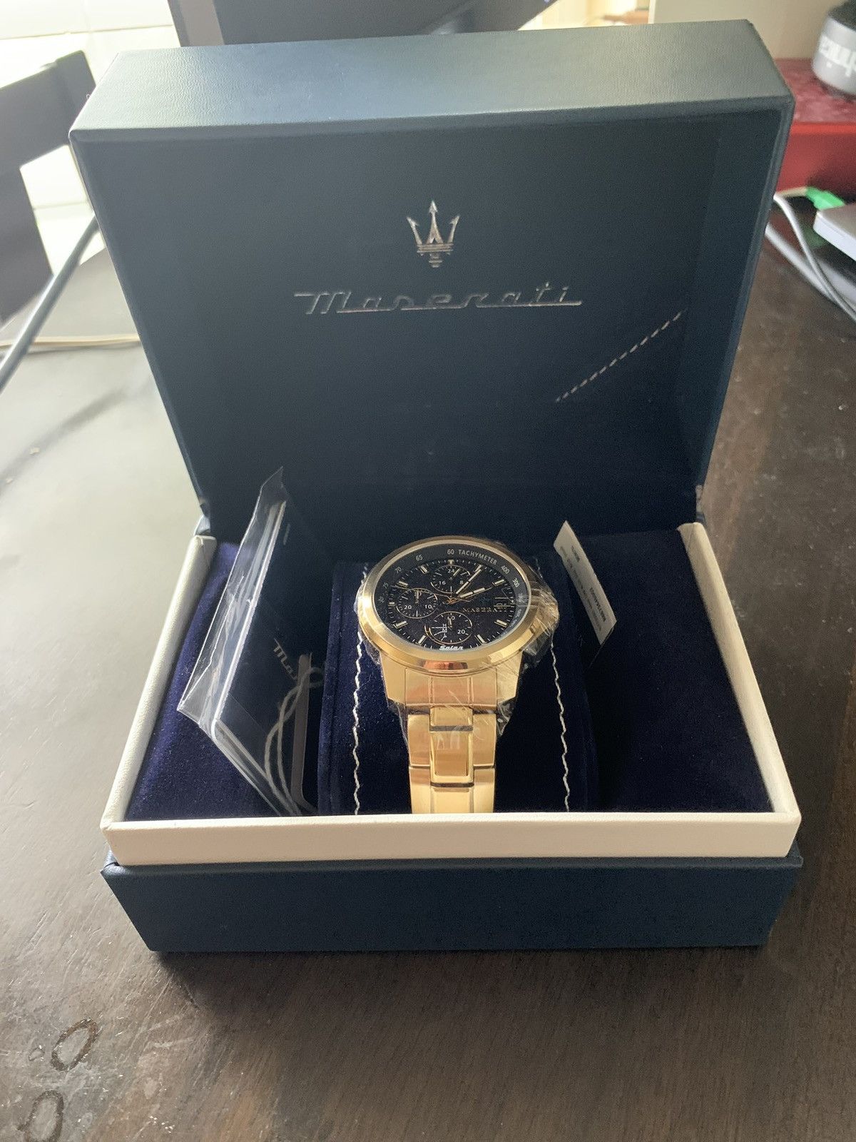 Maserati Maserati Men’s Golden Watch Sfida Collection Size ONE SIZE - 3 Thumbnail