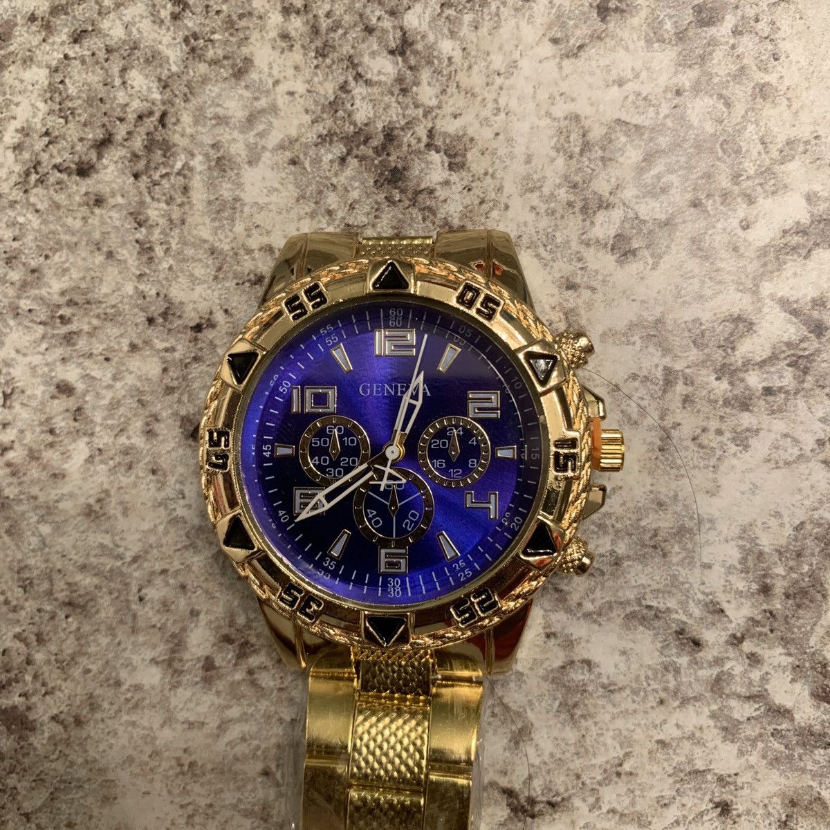 Other Gold and blue watch with a unique design Size ONE SIZE - 2 Thumbnail
