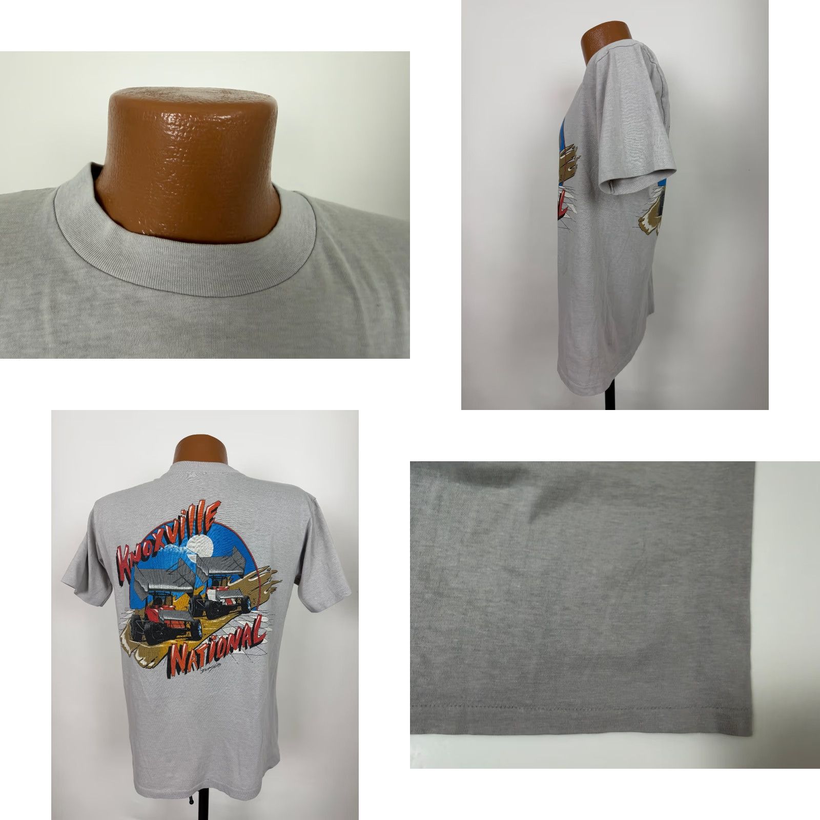 Vintage VINTAGE Knoxville Nationals Shirt Baseball Logo 80s Shirt Mens Large Gray 80s Cars Sports USA Size US L / EU 52-54 / 3 - 8 Thumbnail