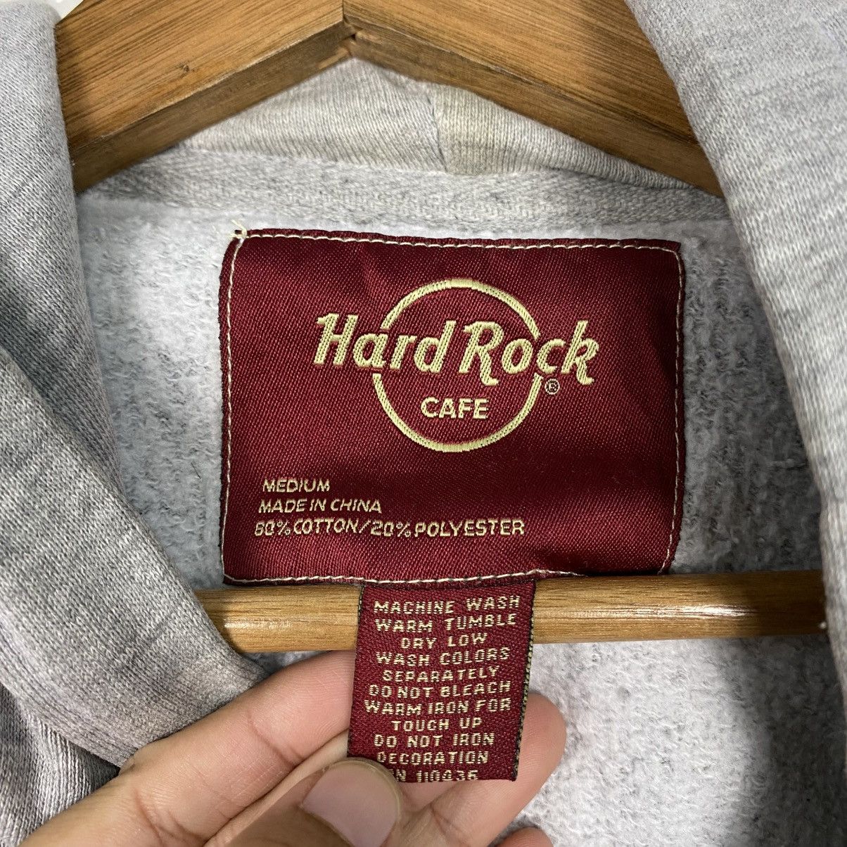 Japanese Brand Vintage Hoodie Pull Over Hard Rock Big Logo Size US M / EU 48-50 / 2 - 17 Thumbnail