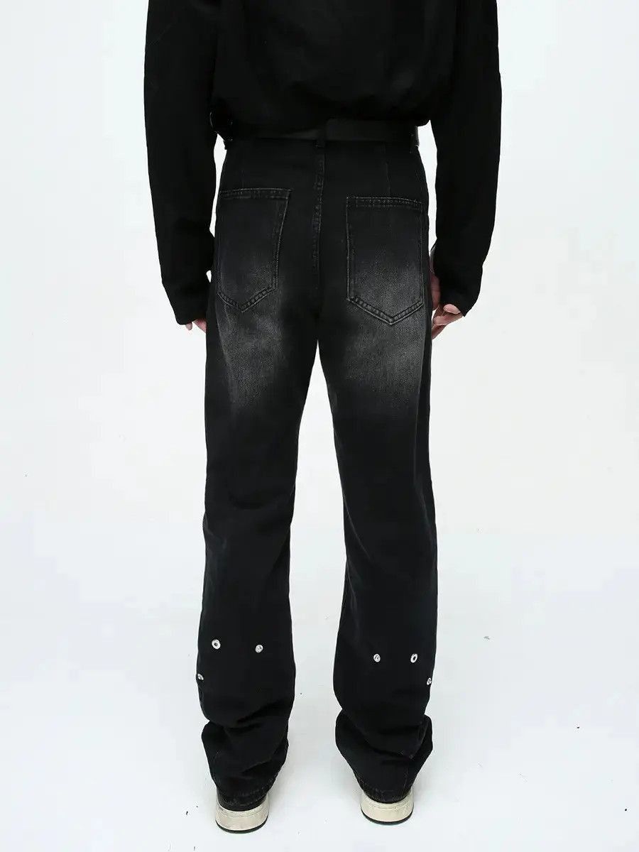 Japanese Brand Retro loose straight leg casual jeans Size US 32 / EU 48 - 2 Thumbnail