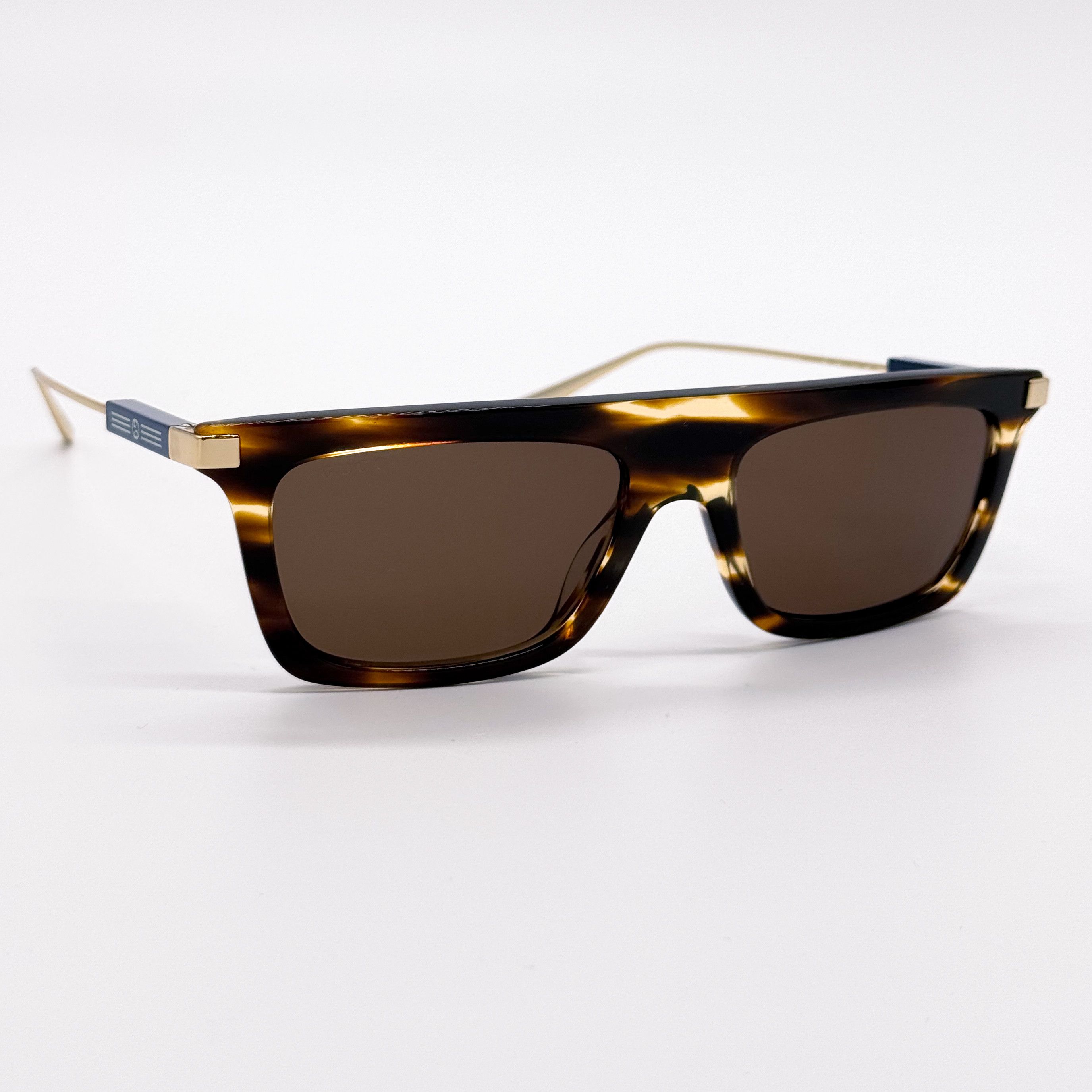 Gucci NEW AUTHENTIC GUCCI GG1437S 003 SQUARE MEN SUNGLASSES GUCCI Size ONE SIZE - 5 Thumbnail