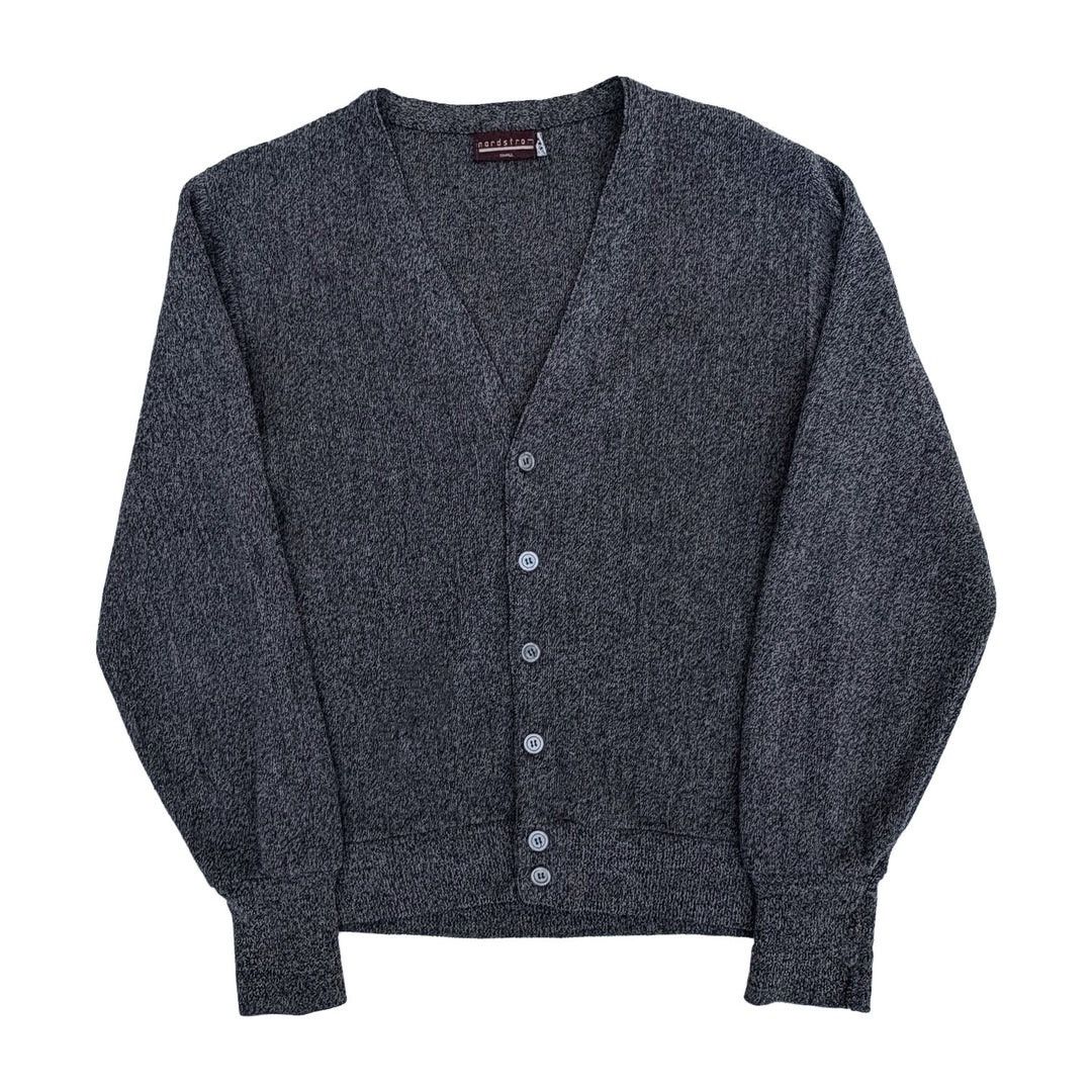 Nordstrom Nordstrom 1980 80s Vintage USA Made Heather Grey Cardigan Size US S / EU 44-46 / 1 - 1 Thumbnail