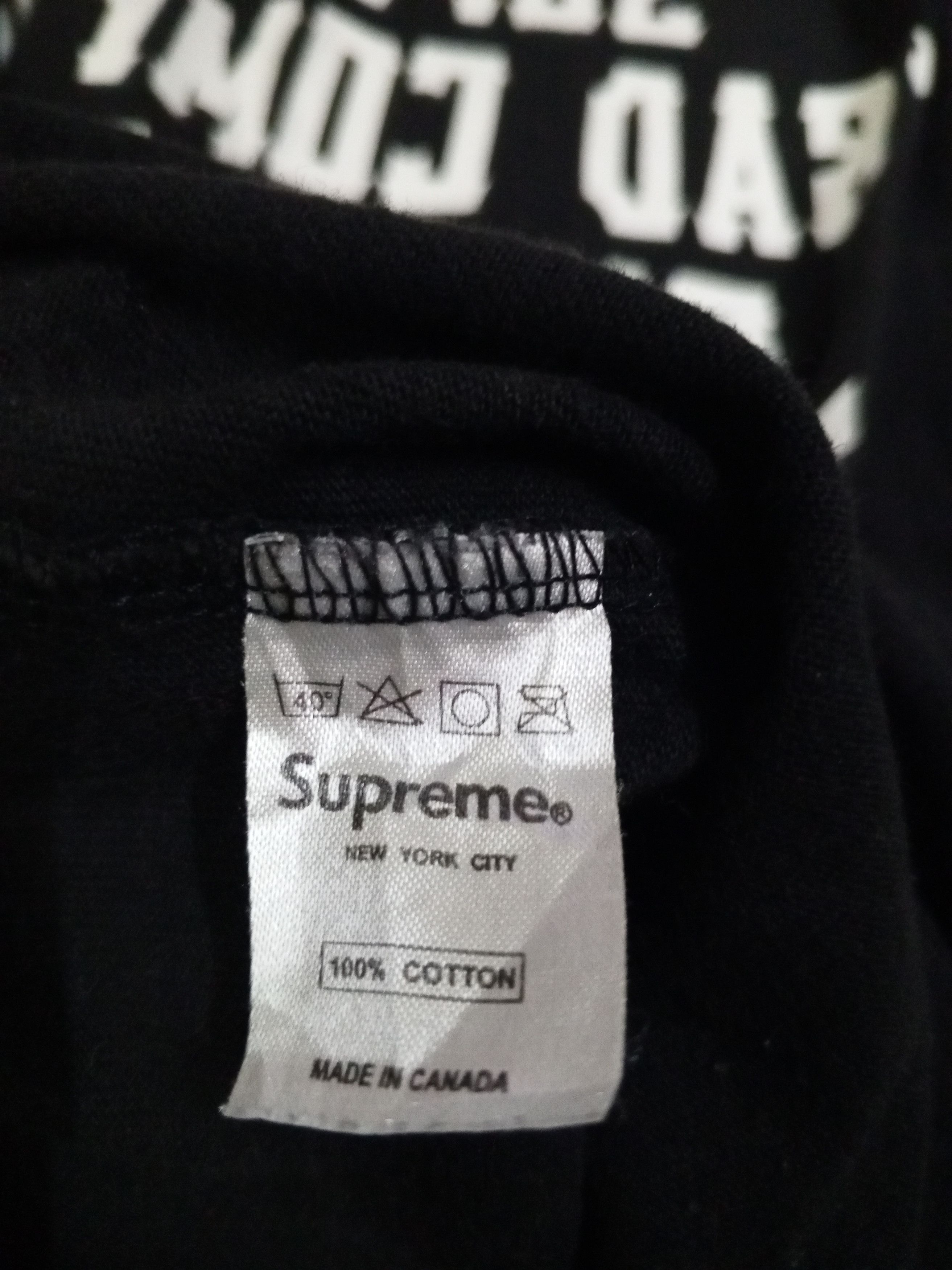 Supreme SUPREME 2006 BLACK TSHIRT Size US XL / EU 56 / 4 - 12 Thumbnail