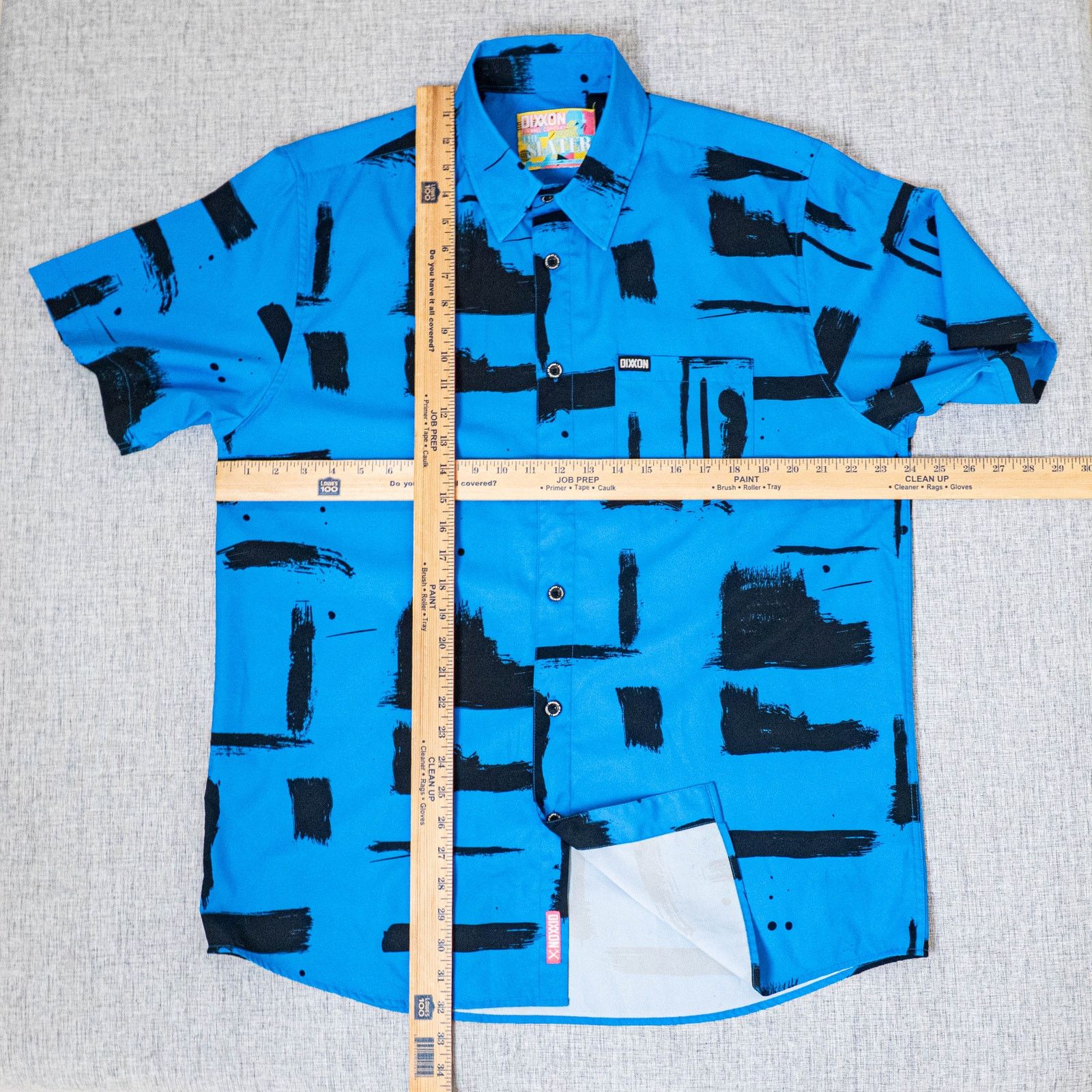 Dixxon DIXXON Flannel Co. Short Sleeve Slater Shirt Blue black L Size US L / EU 52-54 / 3 - 7 Thumbnail