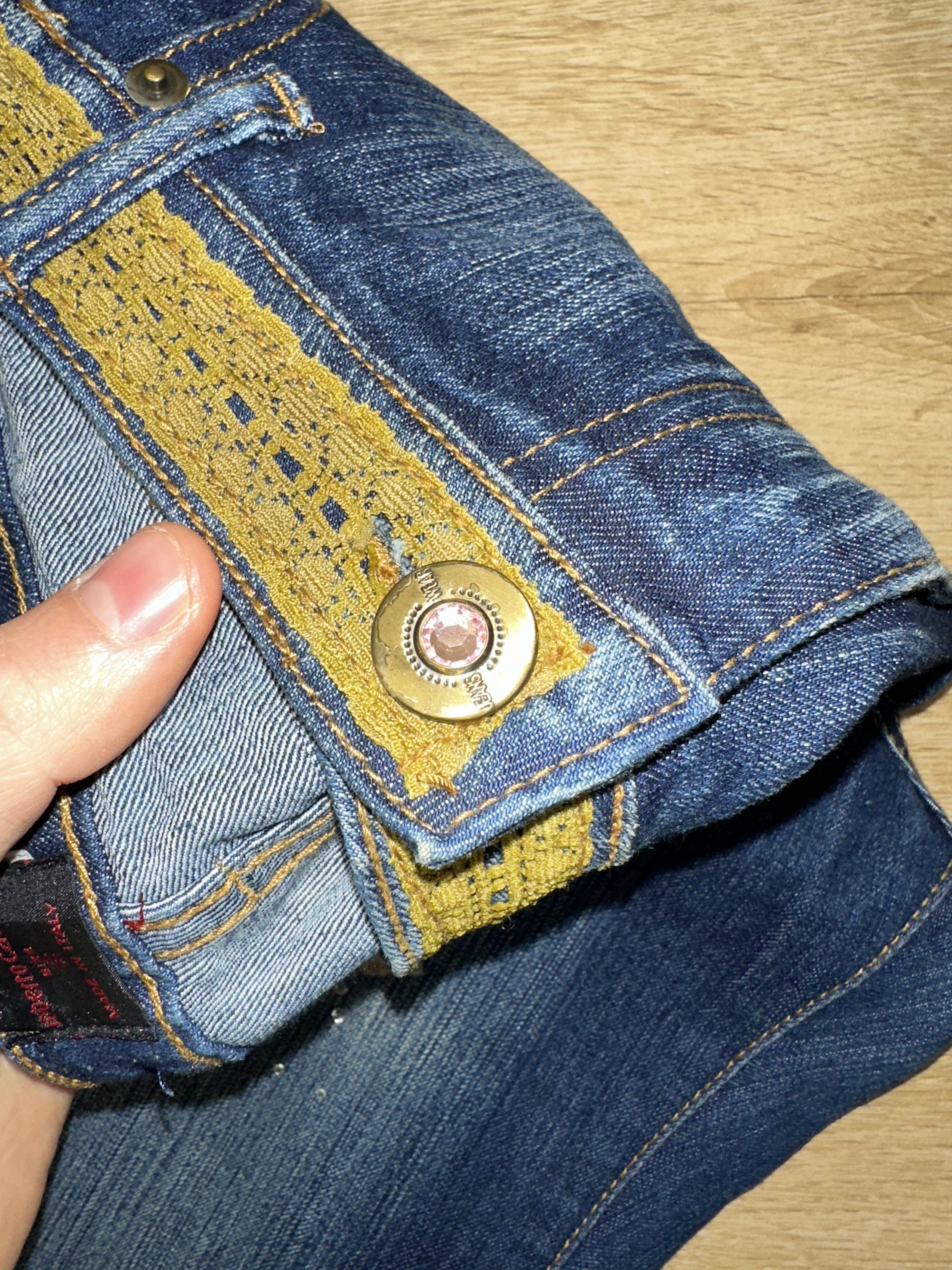 Roberto Cavalli Archive ROBERTO CAVALLI Y2K Embroidered Bootcut Jeans 48 IT Size US 32 / EU 48 - 11 Thumbnail