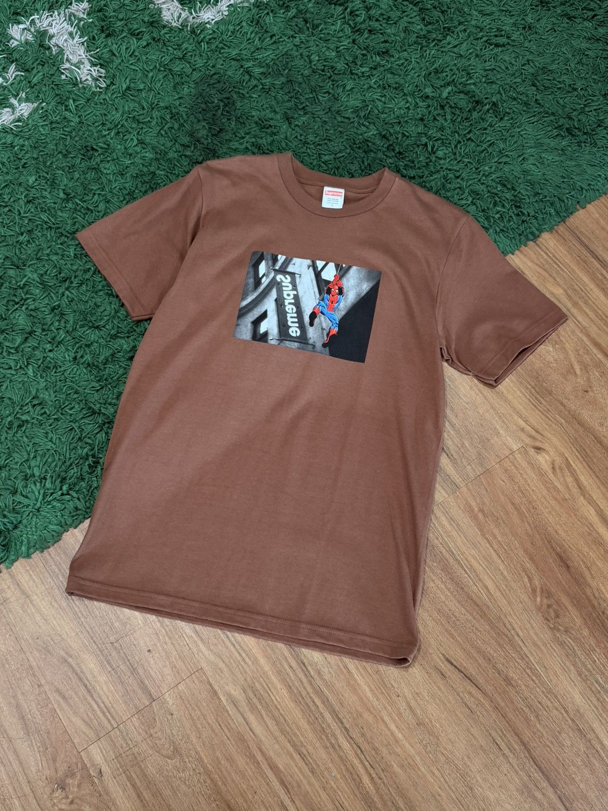 Supreme Supreme®/Spider-Man Tee (brown) (L) | Grailed