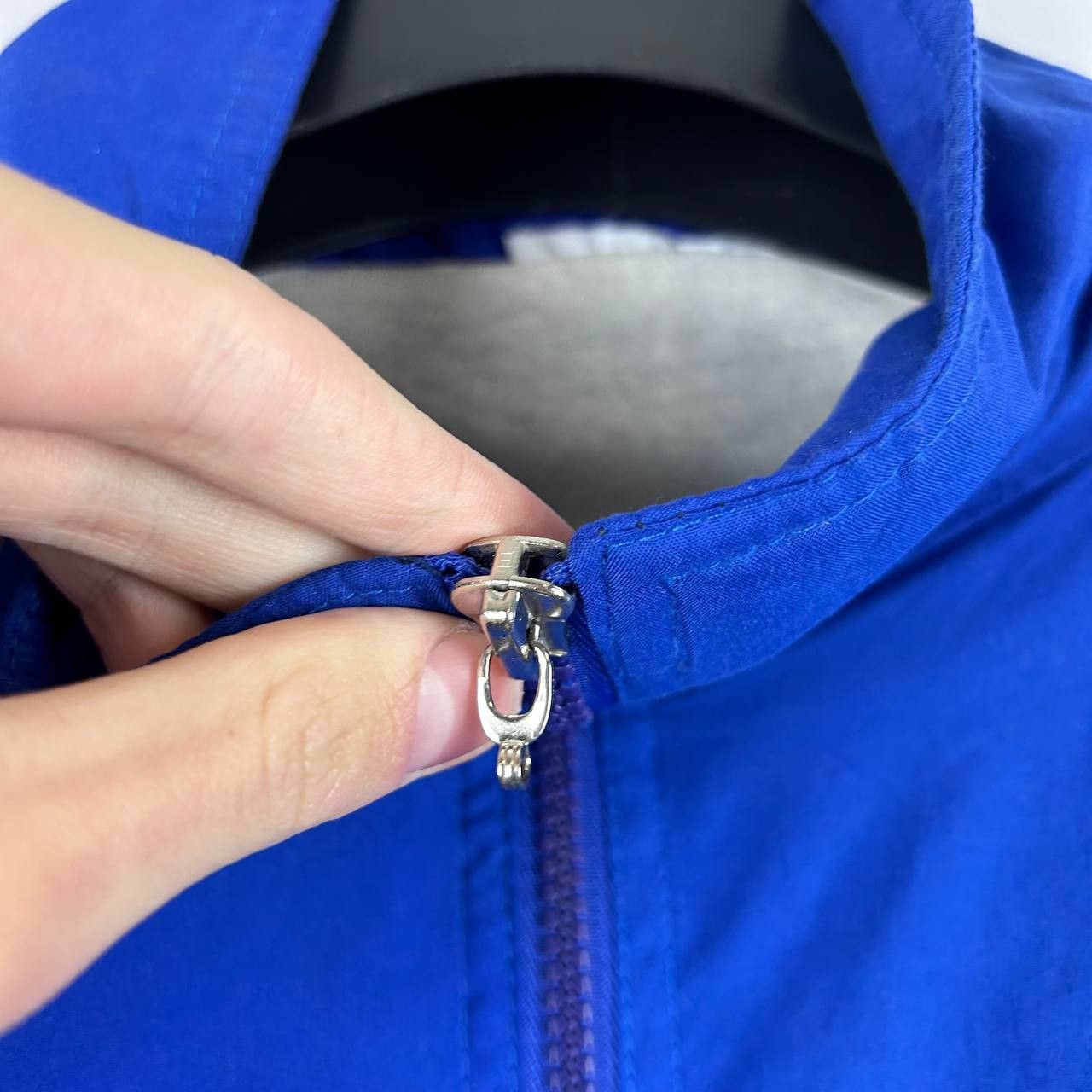 Nike Vintage Nike nylon light jacket 90s blue Size US M / EU 48-50 / 2 - 4 Thumbnail