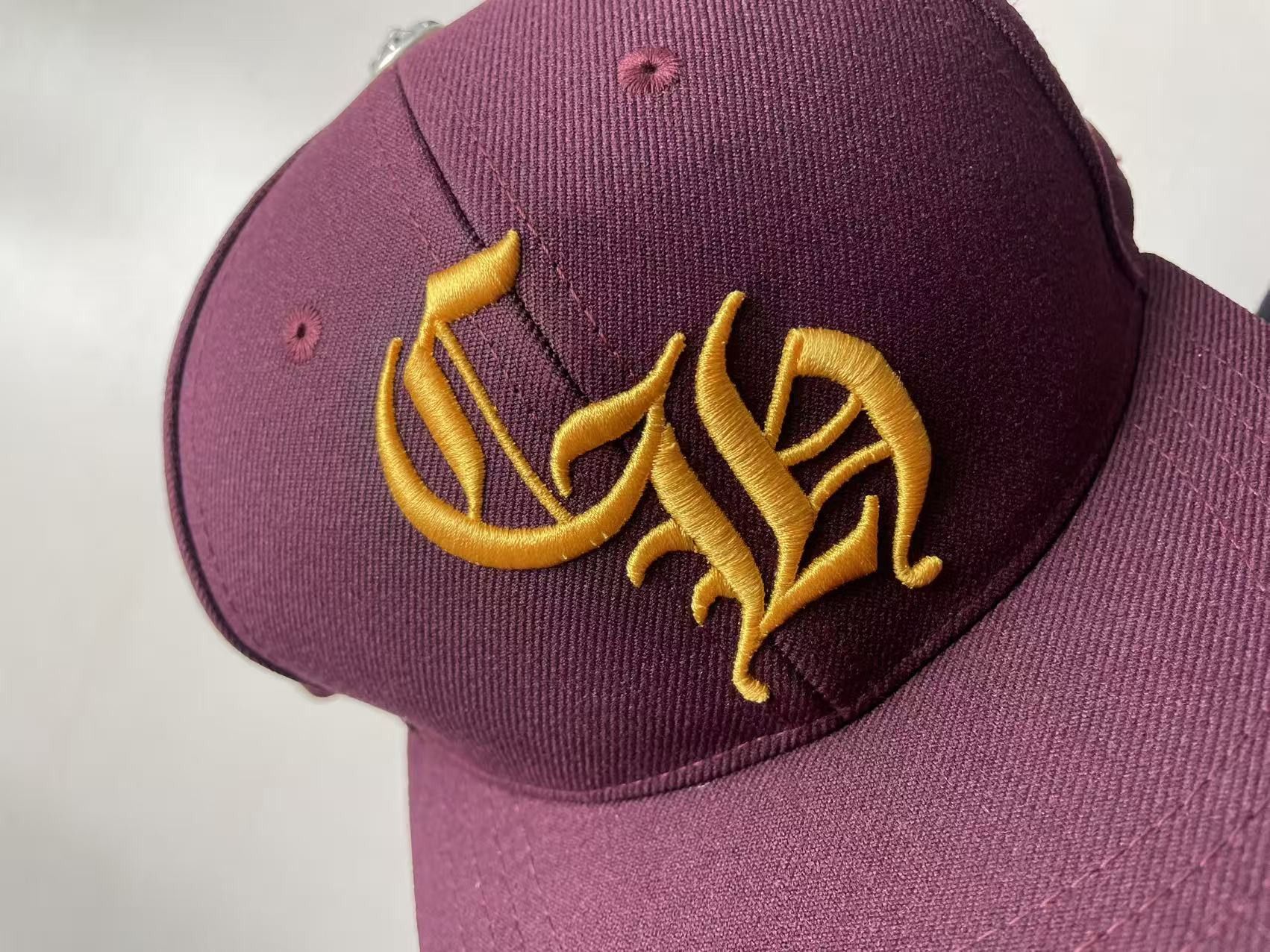 Chrome Hearts Chrome Hearts Embroidered CH Logo Red Baseball Cap Size ONE SIZE - 5 Thumbnail