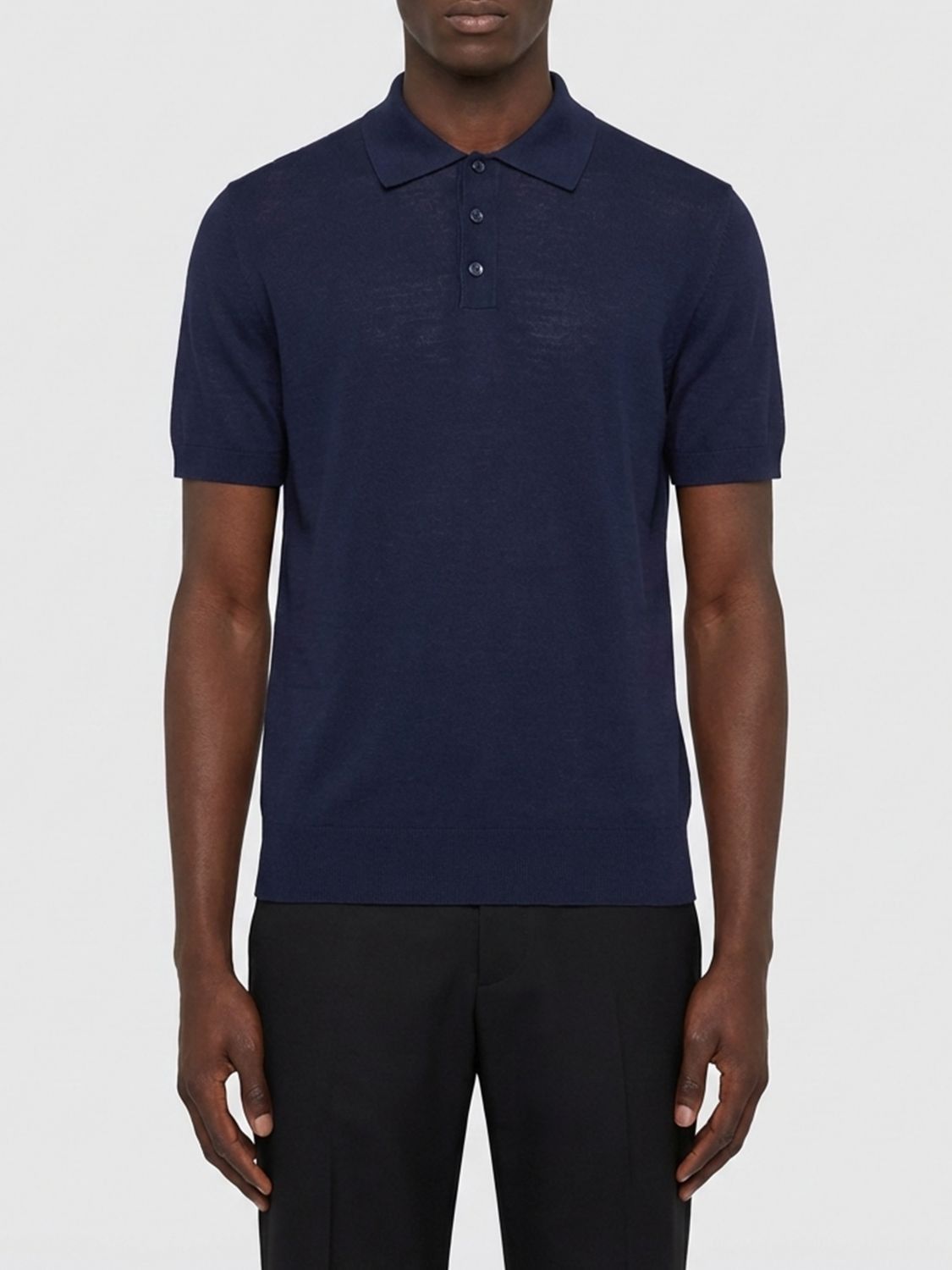 Golden Goose Golden Goose Polo Shirt Men Navy Size US L / EU 52-54 / 3 - 1 Thumbnail