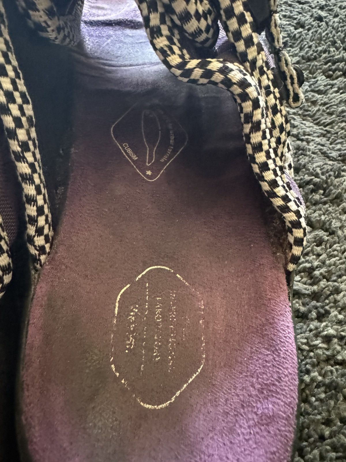 Visvim Visvim Christo Purple Checkerboard Sandals Size US 10 / EU 43 - 5 Thumbnail