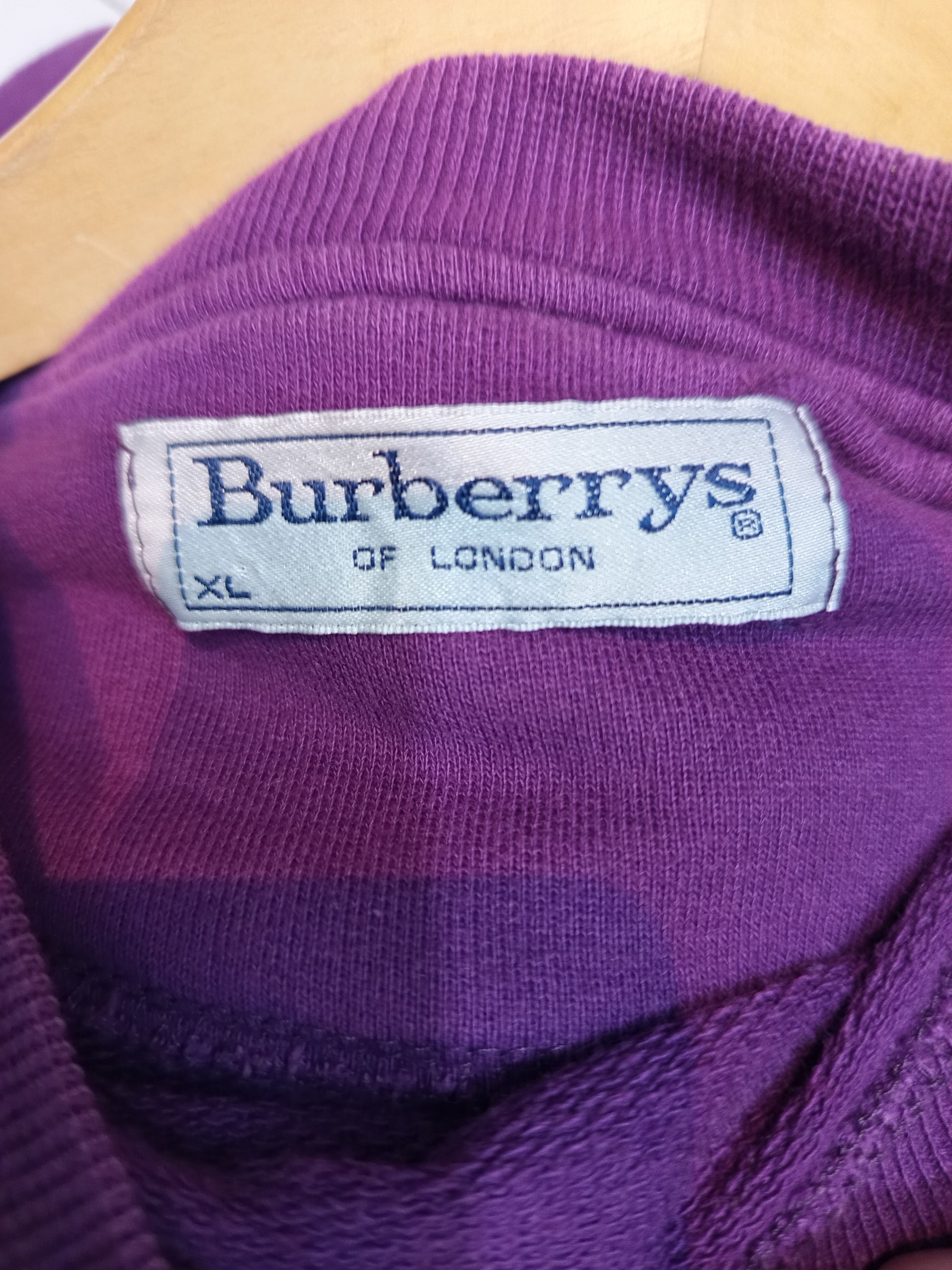 Burberry 1980s Burberrys of London Embroidered Logo Sweatshirt Size US XL / EU 56 / 4 - 7 Thumbnail