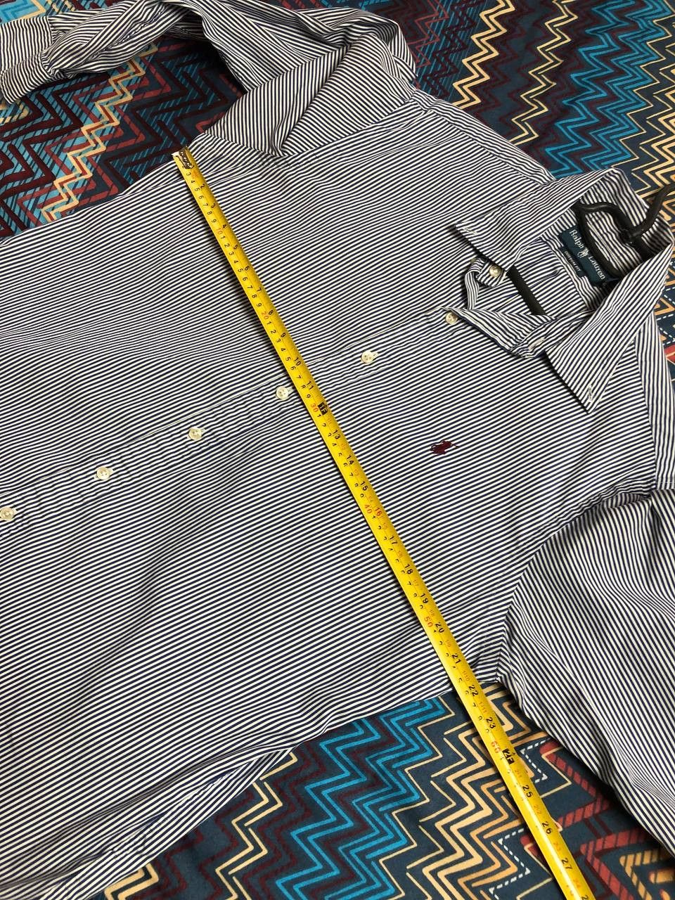 Polo Ralph Lauren × Vintage Ralph Lauren Striped Shirt Slim Fit Size US L / EU 52-54 / 3 - 10 Thumbnail
