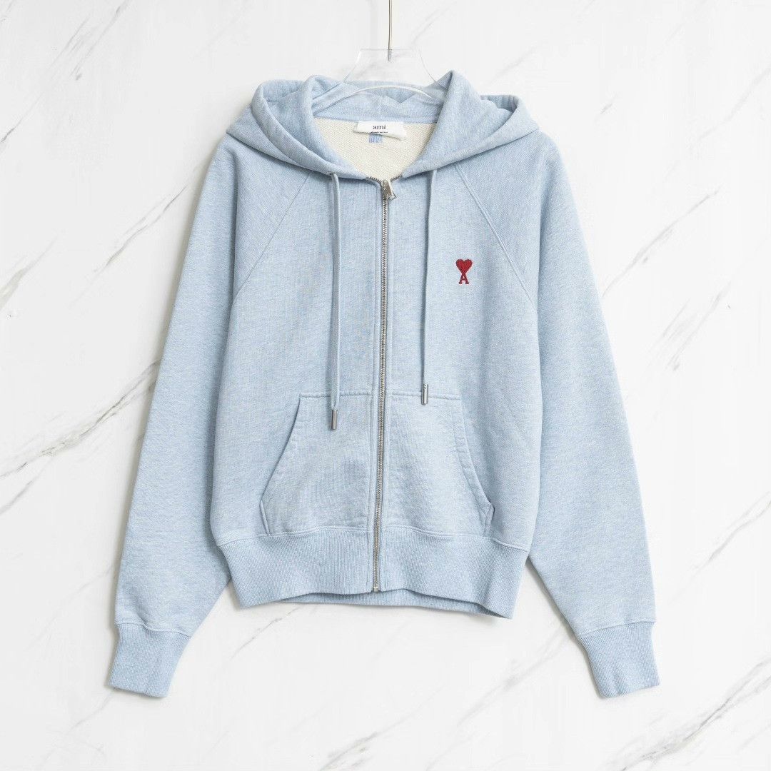 AMI Ami Paris Men's Heart Hoodie Size US S / EU 44-46 / 1 - 1 Thumbnail