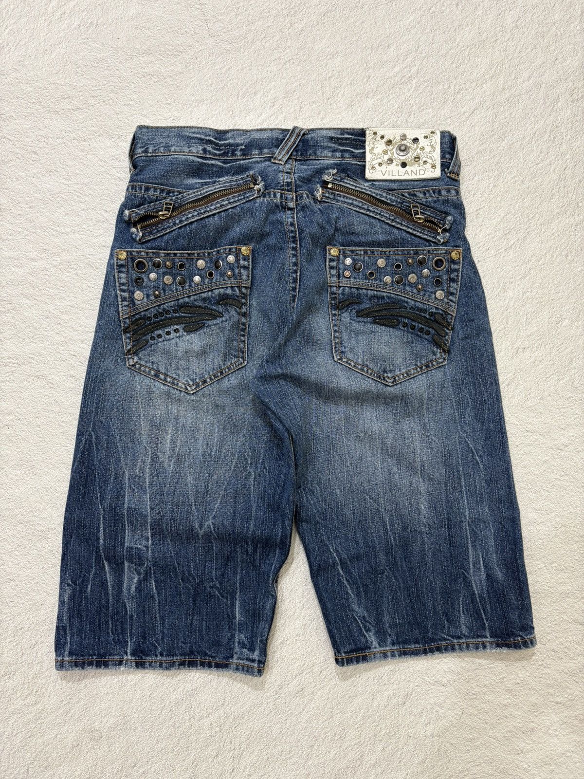 Hysteric Glamour 2000s villand japan swarovski studet punk Denim Y2k style Size US 31 - 1 Thumbnail