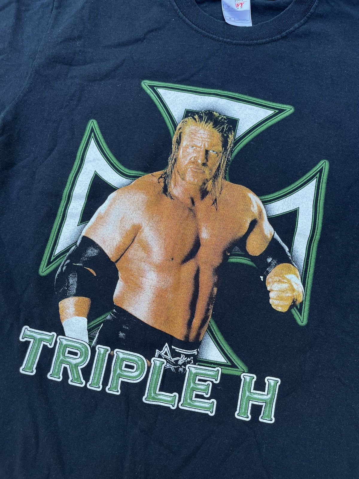Vintage × WWE × WWF WWE Triple H Vintage T Shirt Size US M / EU 48-50 / 2 - 2 Thumbnail