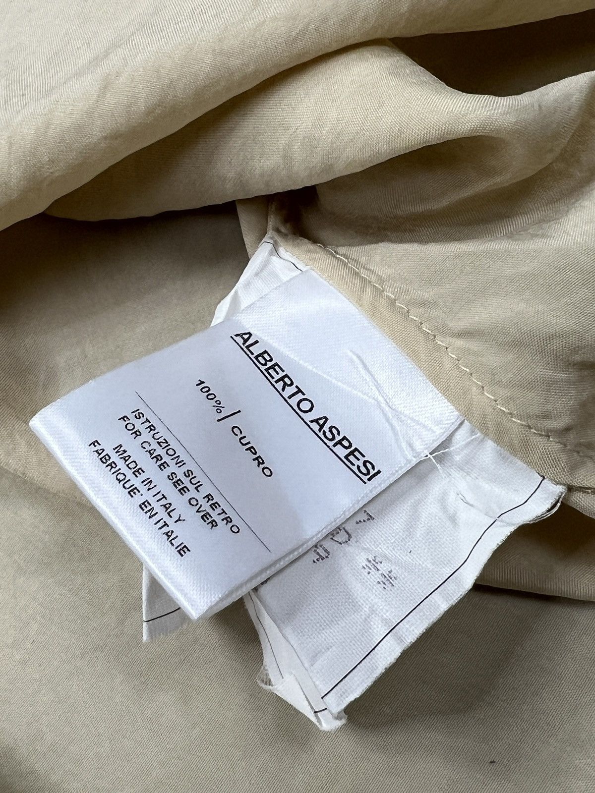 Aspesi Aspesi Lawrence Steele Beige Cupro Flowy Tank Top 42 Size M / US 6-8 / IT 42-44 - 4 Thumbnail