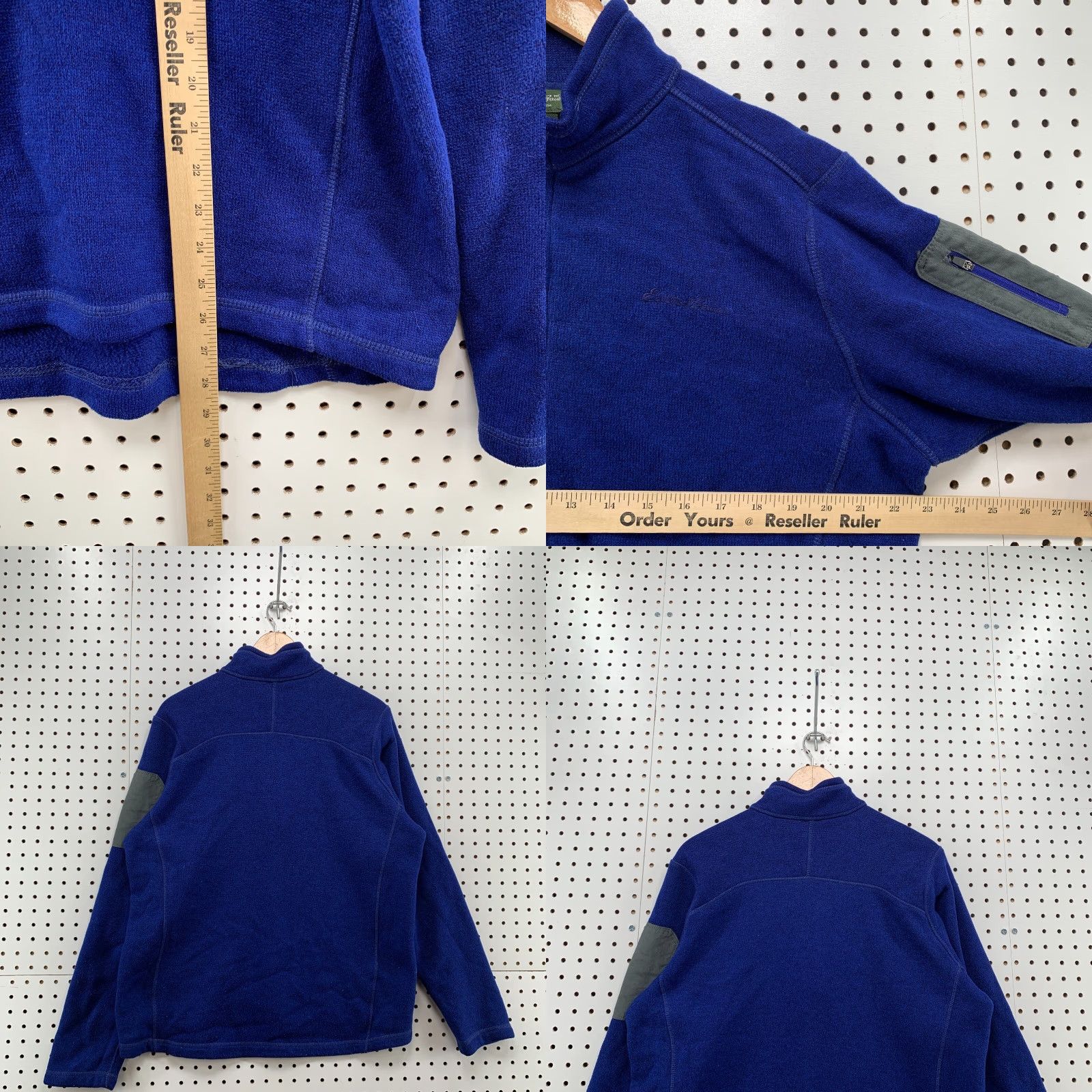 Eddie Bauer Eddie Bauer Womens 1/4 Zip Pullover Sweatshirt Blue XL Fits 23x27 Pocket Sweatshirt Pullover Zip Knit High Neck Activewear Womens XL Blue Eddie Bauer Size XL / US 12-14 / IT 48-50 - 9 Thumbnail