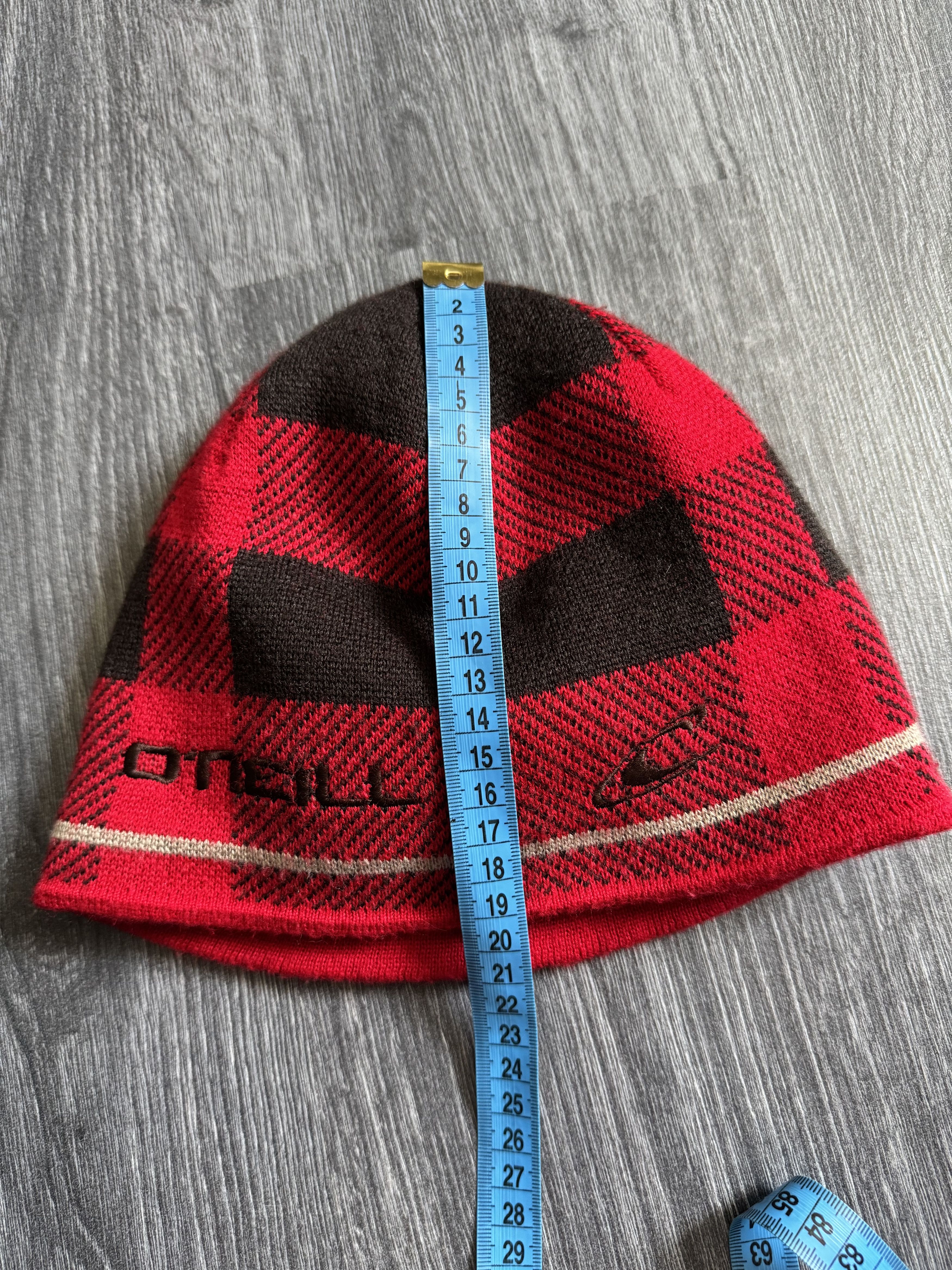 O'Neill Vintage Y2K Oneill Surf Beanie Сheckered Hat Streetwear Size ONE SIZE - 6 Thumbnail