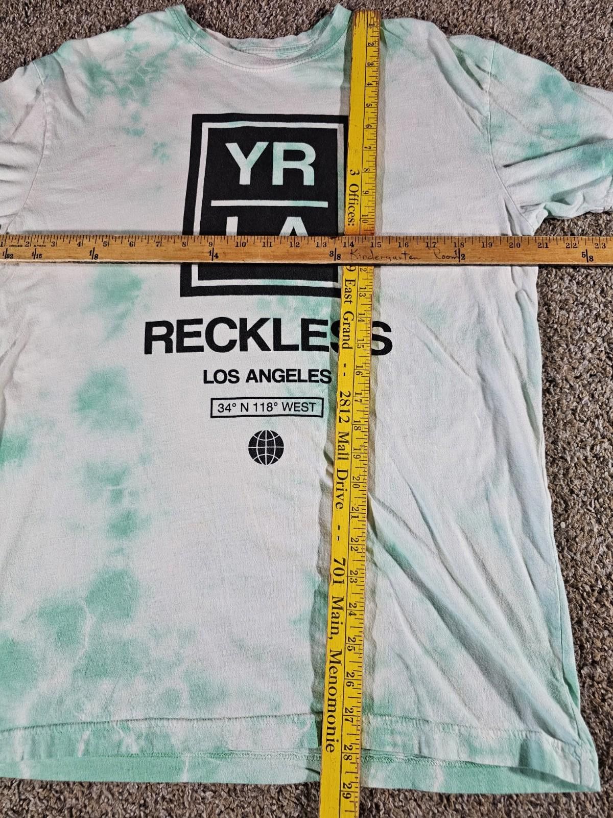 Young And Reckless YR LA Reckless Los Angeles L T-shirt Tye Dye Size US L / EU 52-54 / 3 - 4 Thumbnail