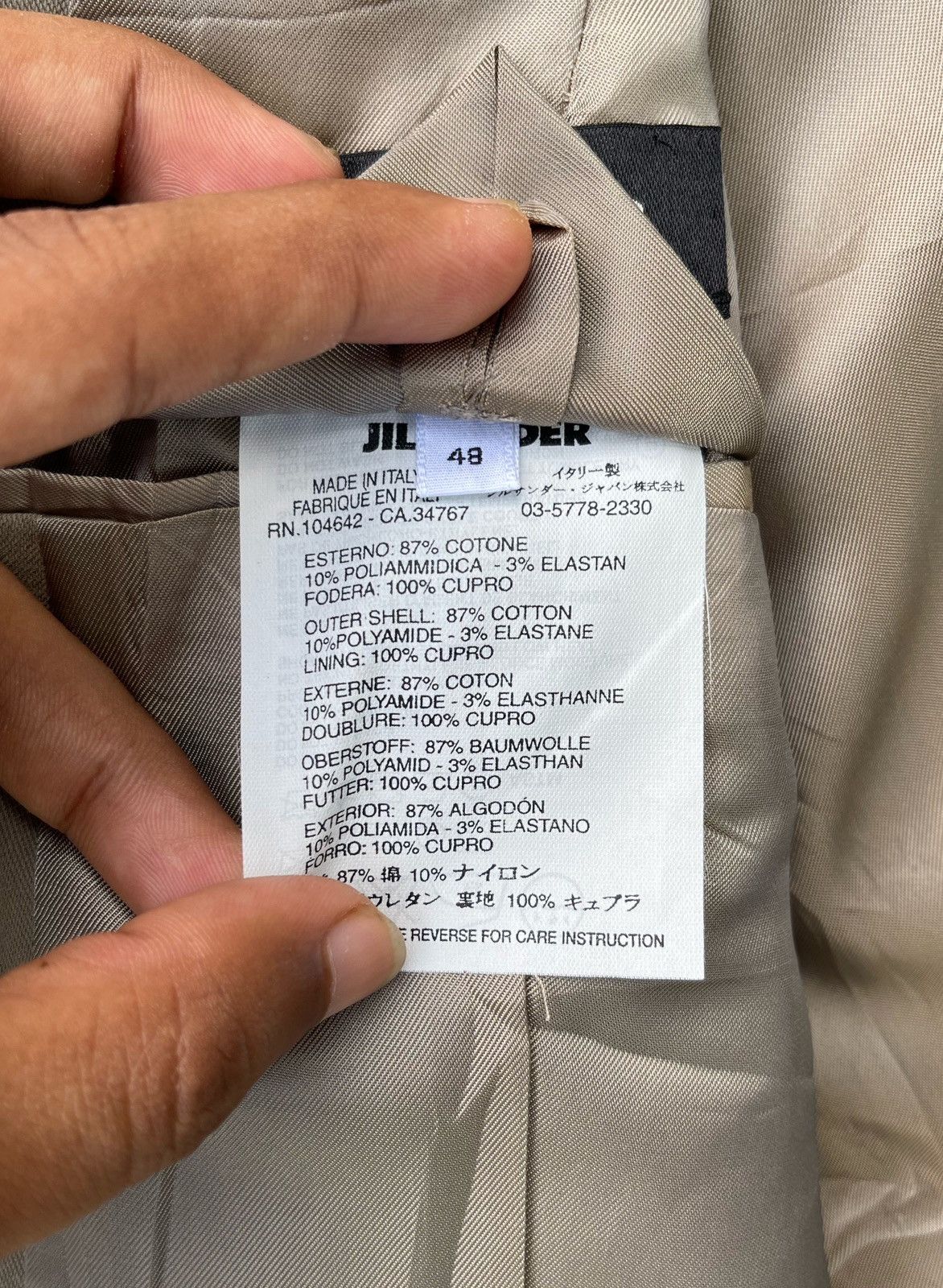 Jil Sander 🔥 JIL SANDER BY RAF SIMONS TAILOR MADE LIGHT JACKET Size US M / EU 48-50 / 2 - 15 Thumbnail