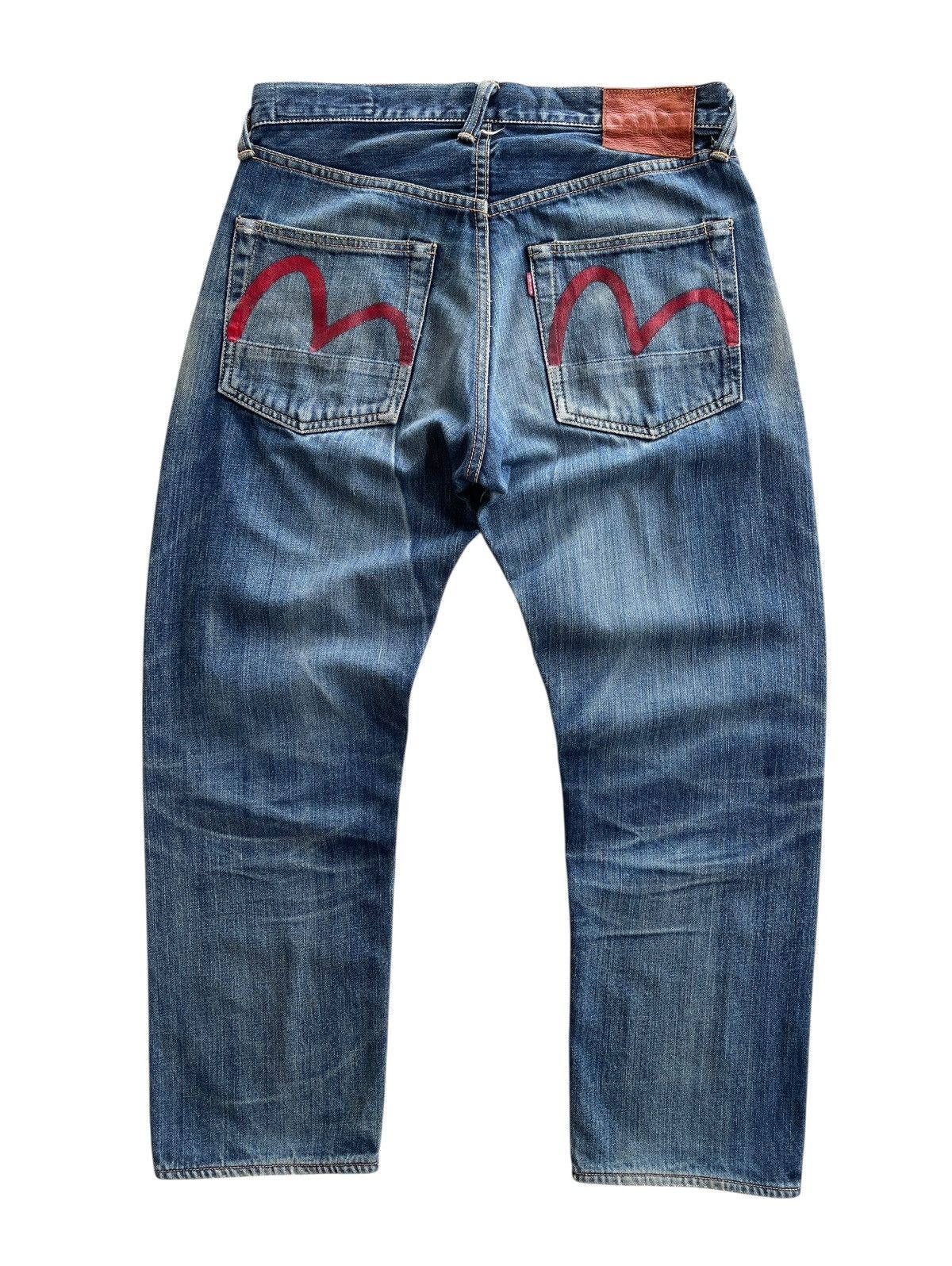 Evisu Vintage Evisu Daicock Distressed Selvedge Denim Size US 32 / EU 48 - 1 Thumbnail