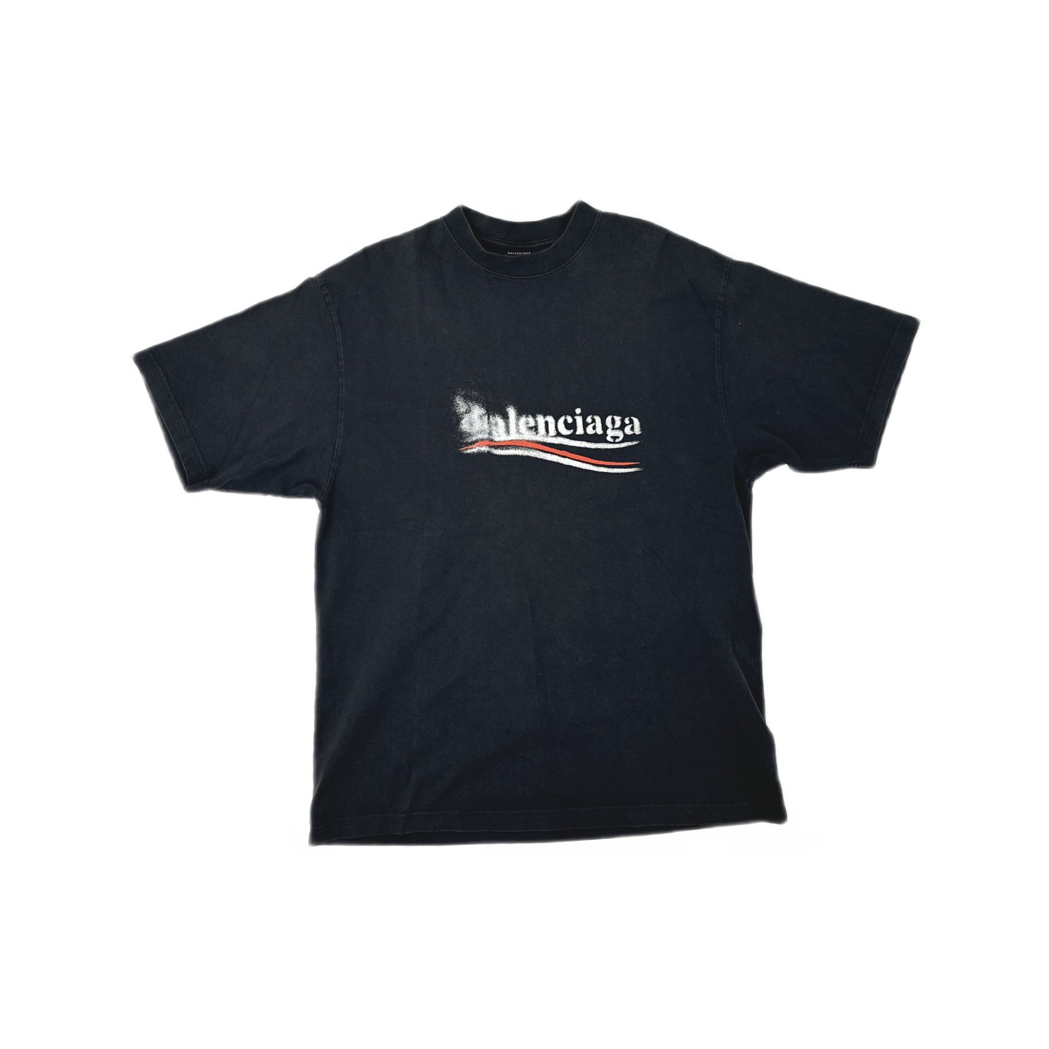 Balenciaga Balenciaga Logo Print Short Sleeve T-Shirt Size S Size US S / EU 44-46 / 1 - 1 Thumbnail
