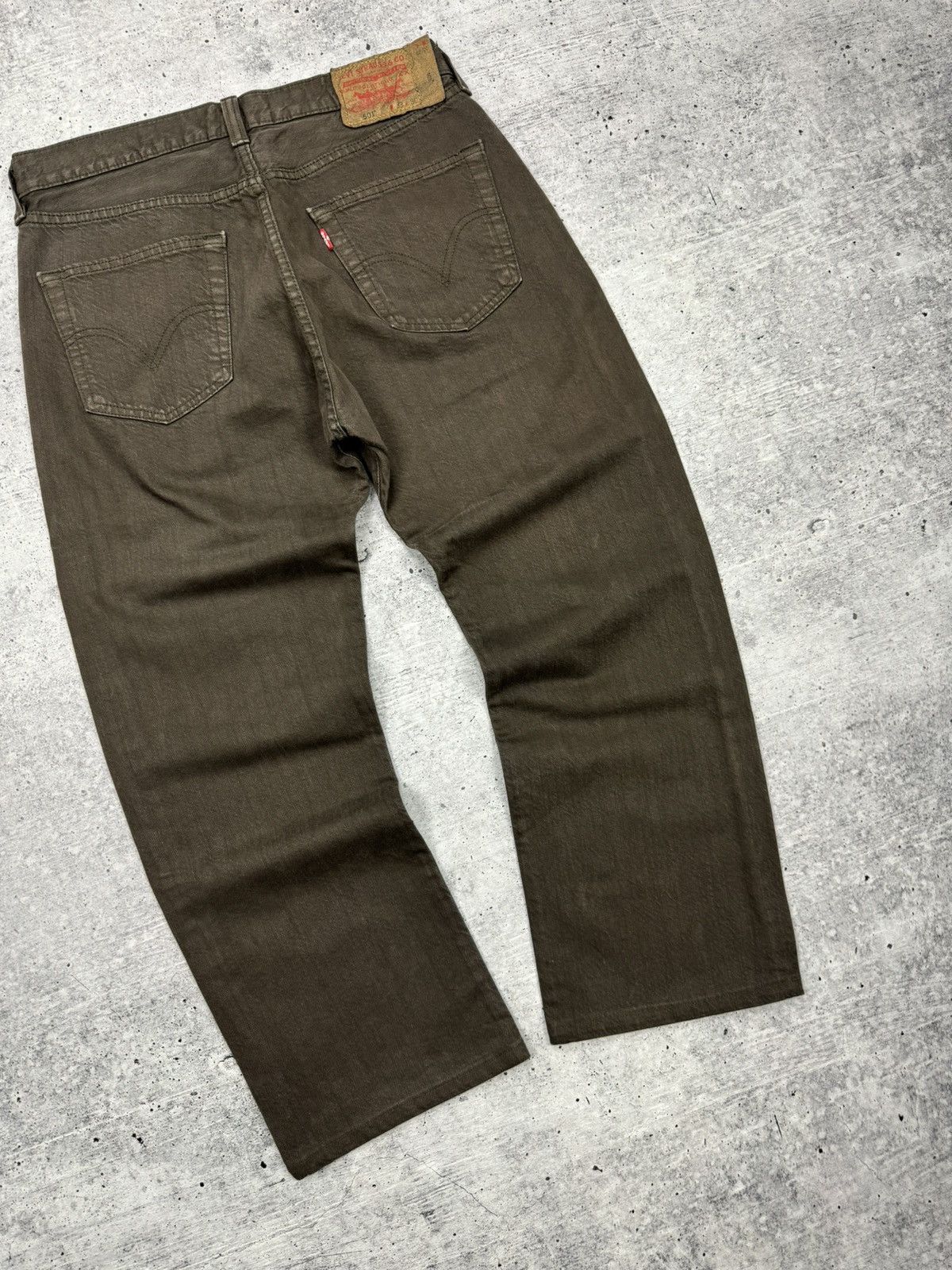 Levi's × Levi's Vintage Clothing × Vintage Vintage Levi’s 501 Rare Brown Denim Jeans Trousers Pants Size US 33 - 13 Thumbnail