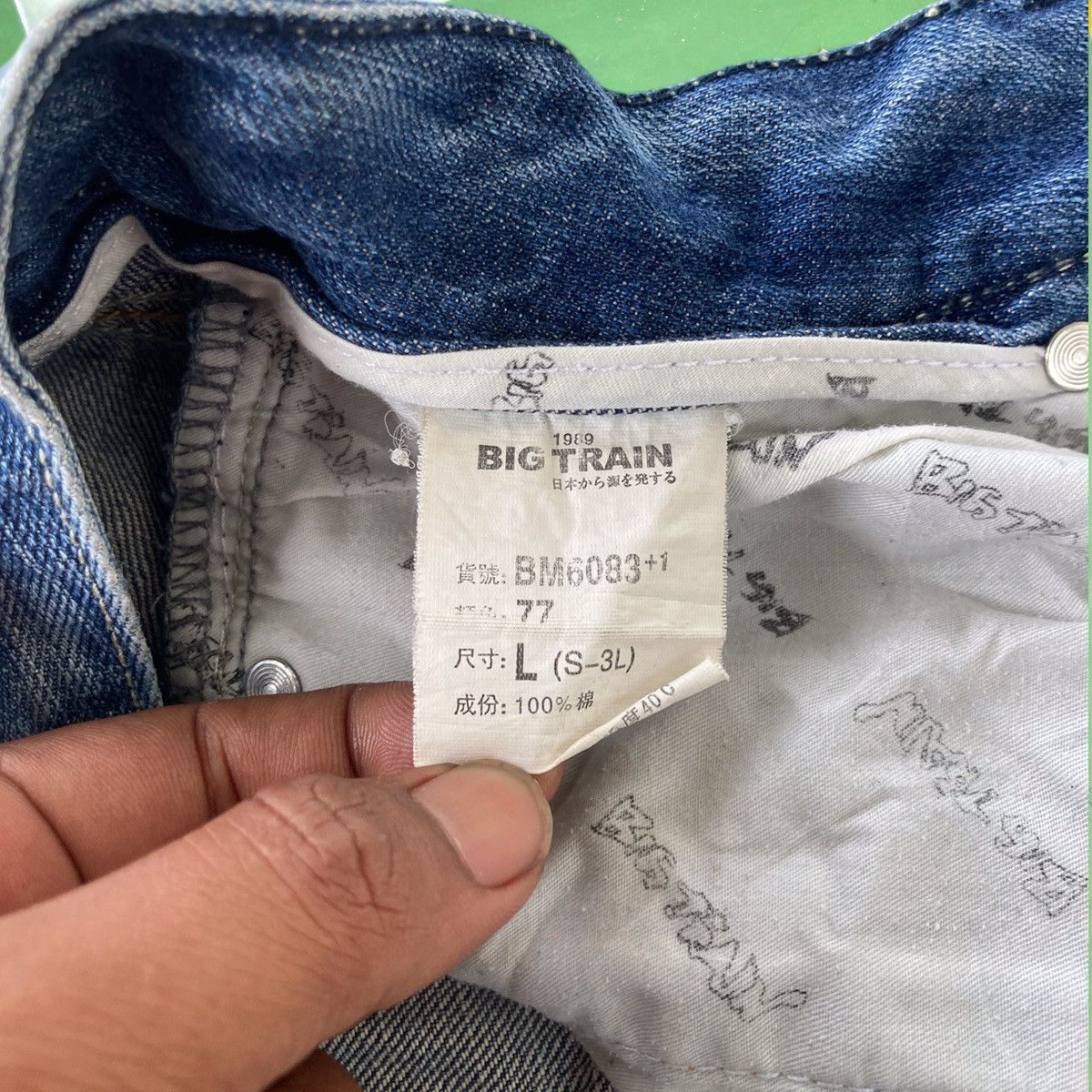 Japanese Brand Big Train Japan Embroidery Pocket Faded Denim Pants Size US 32 / EU 48 - 16 Thumbnail