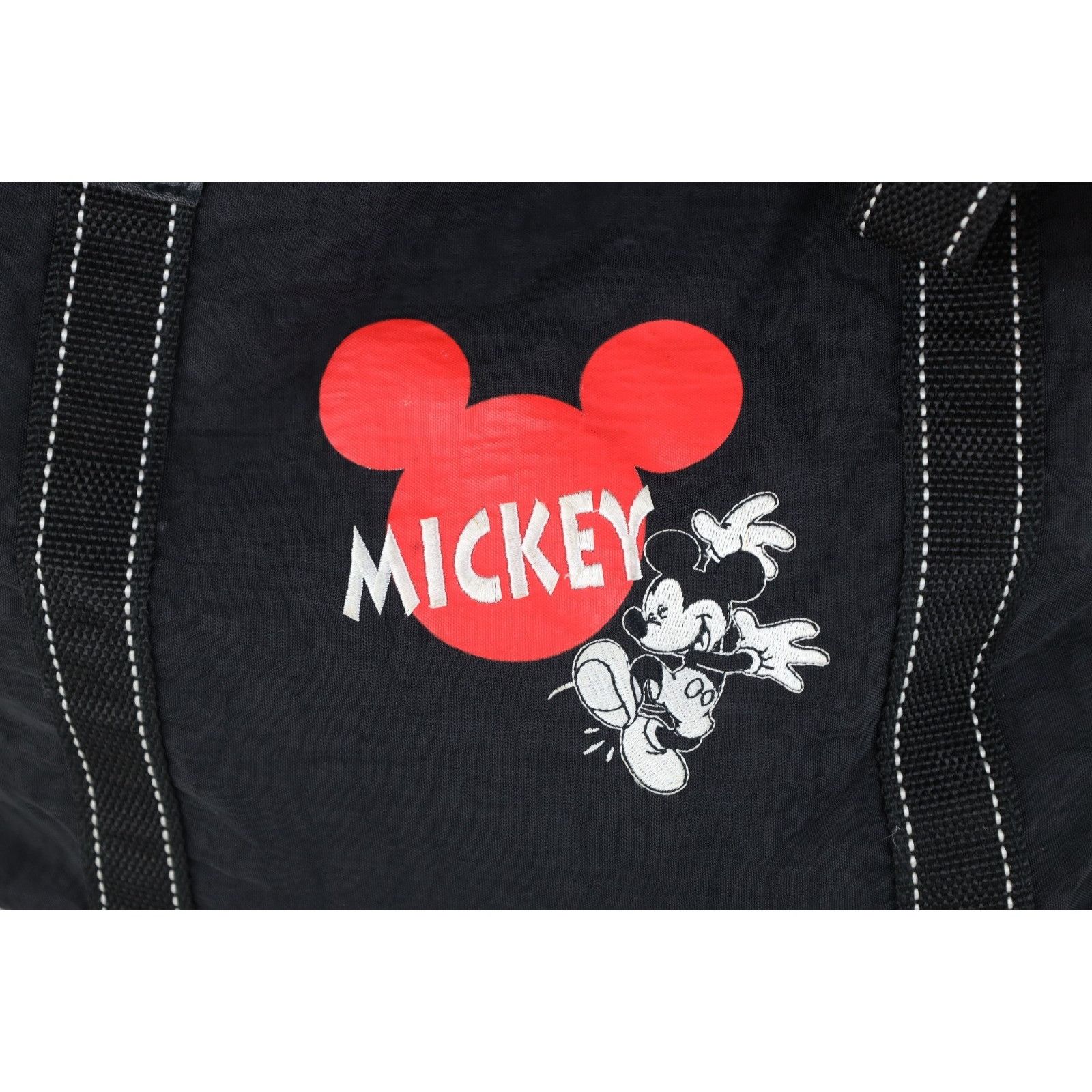 Disney Vintage 90s Disney Spell Out Mickey Mouse Handled Duffel Bag Size ONE SIZE - 2 Thumbnail