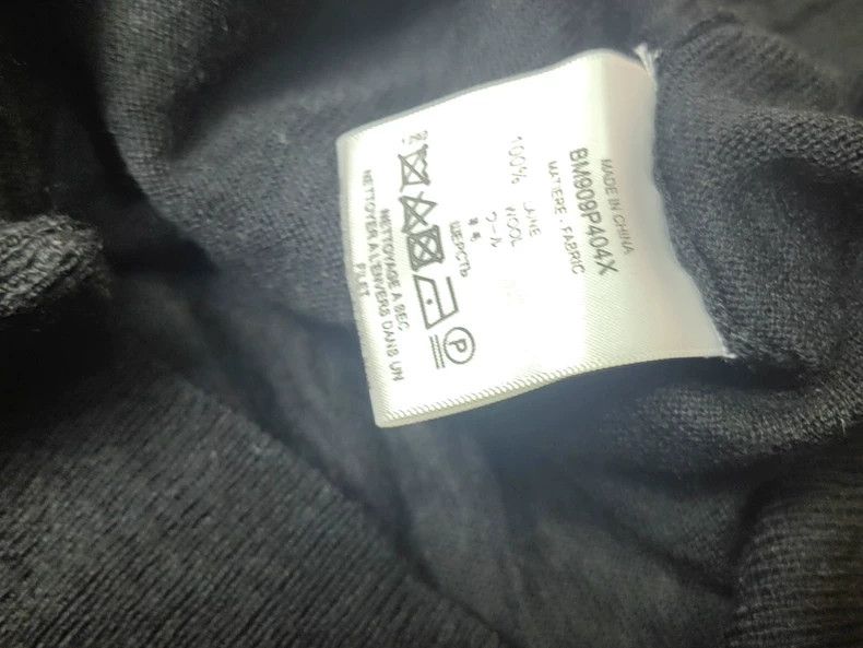 Givenchy Givenchy Black Letter Cardigan, Size XL Size US XL / EU 56 / 4 - 5 Thumbnail