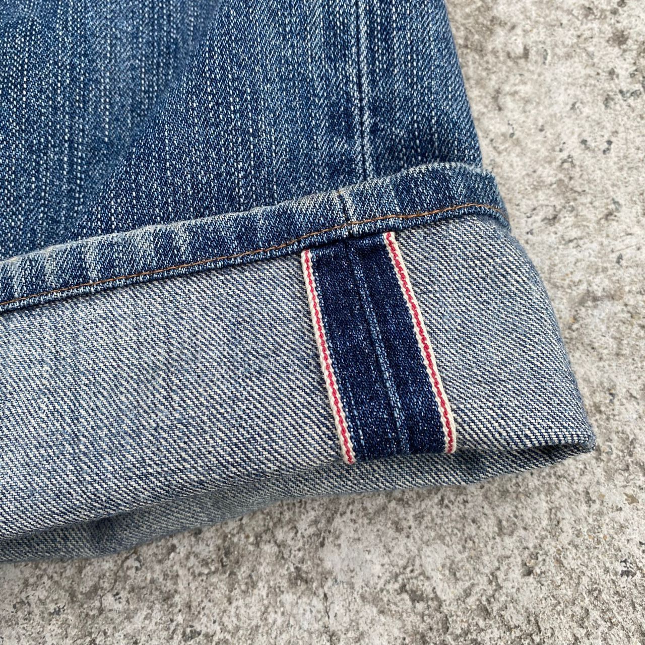 Edwin Vintage Edwin 505zx Selvegde Redline Distressed Denim Size US 30 / EU 46 - 4 Thumbnail