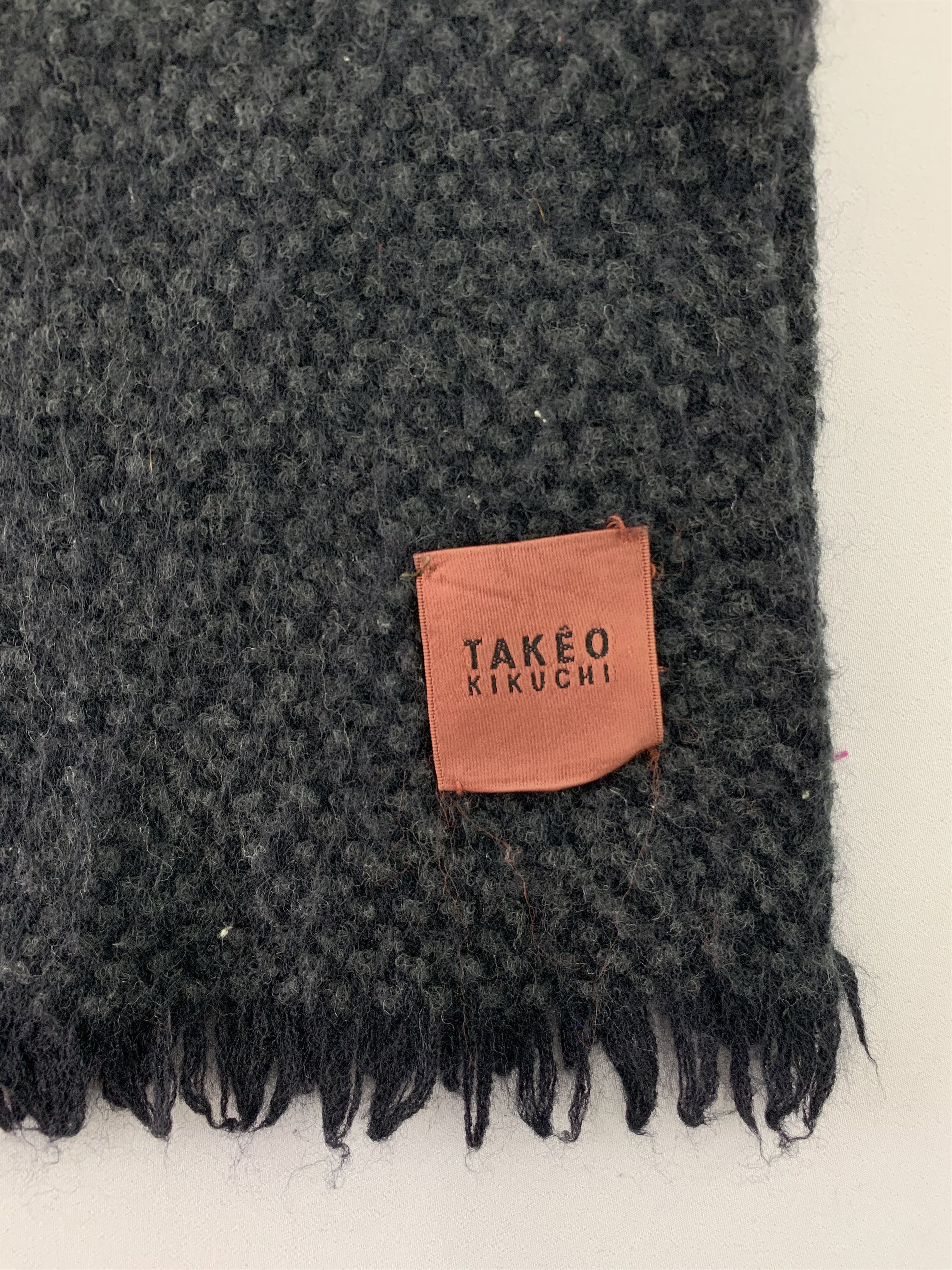 Takeo Kikuchi Takeo Kikuchi Scarf Wool Muffler Neck Wrap BL4305 Size ONE SIZE - 4 Thumbnail