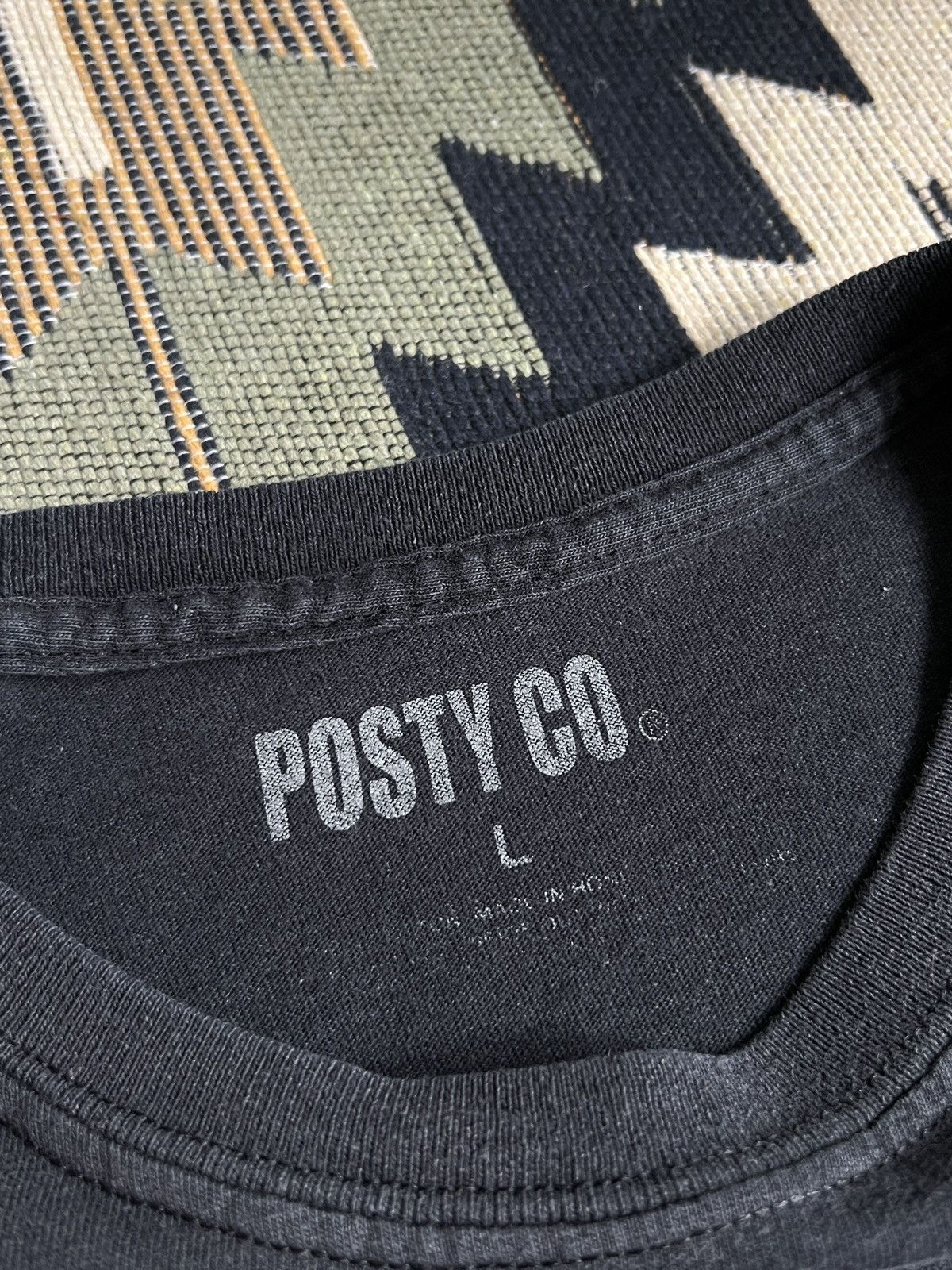 Band Tees × Rap Tees Post Malone Mugshot Posty Co Tour Black T-shirt Size US L / EU 52-54 / 3 - 8 Thumbnail