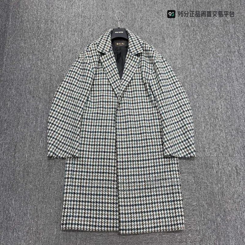 Loro Piana Loro Piana Houndstooth Classic Lapel Coat. Size US M / EU 48-50 / 2 - 2 Thumbnail