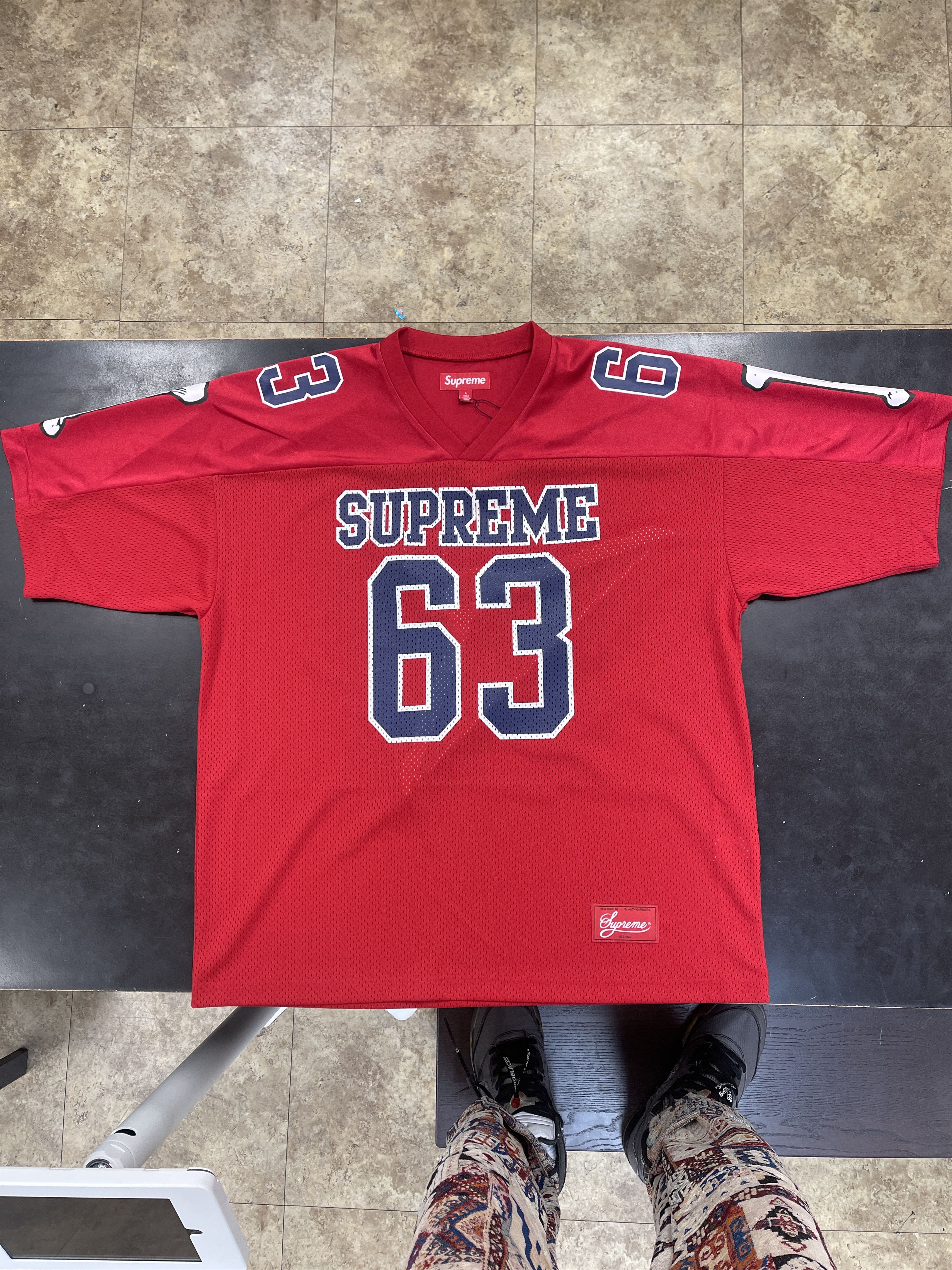 Supreme Supreme X Anti Hero Football Jersey | Grailed