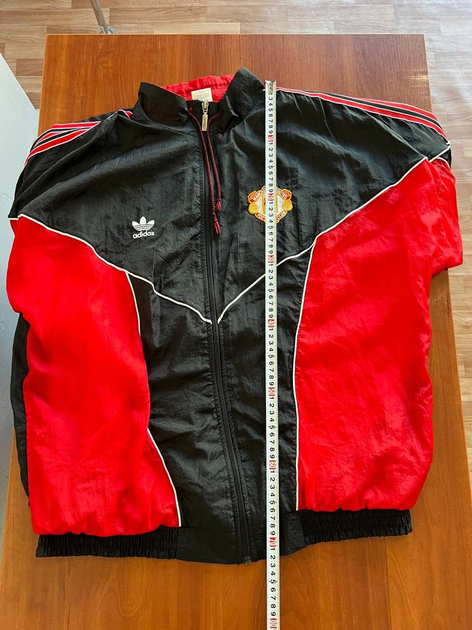Adidas 1988/90 MANCHESTER UNITED SOCCER FOOTBALL RARE TRACK JACKET Size US M / EU 48-50 / 2 - 16 Thumbnail