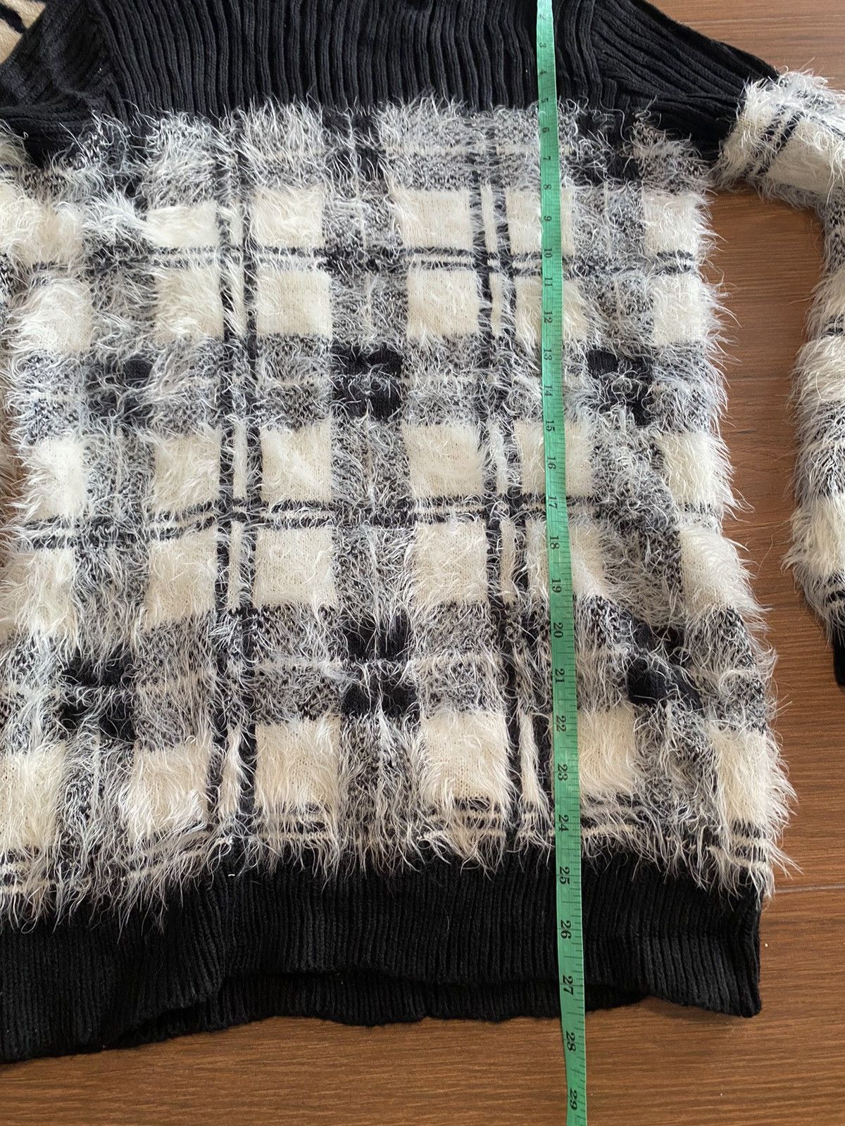14th Addiction × Beauty Beast × Japanese Brand Japanese Brand Checkered Off-White Turtlenck Knit Dress Size M / US 6-8 / IT 42-44 - 8 Thumbnail