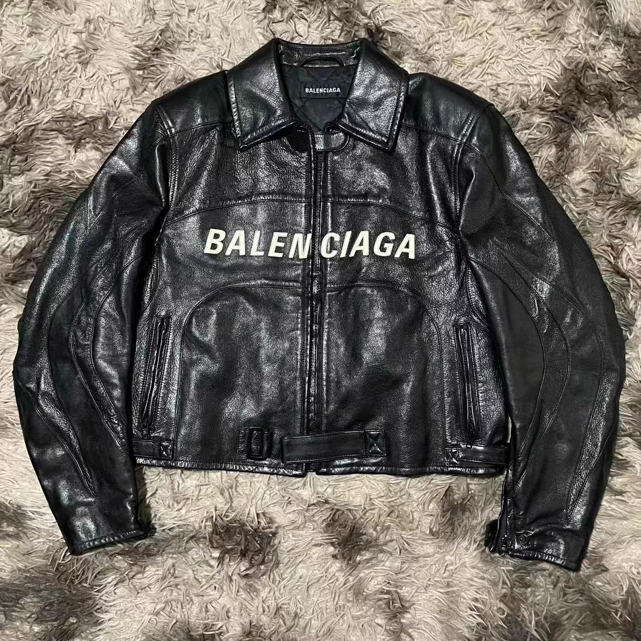 Balenciaga Balenciaga 19FW motorcycle leather jacket Size US S / EU 44-46 / 1 - 1 Thumbnail
