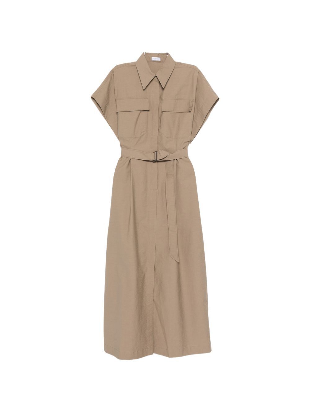 Brunello Cucinelli COTTON LONG DRESS Size L / US 10 / IT 46 - 1 Thumbnail