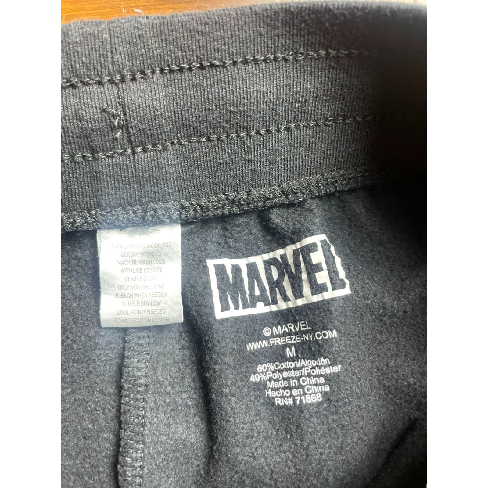 Vintage Marvel Pants Women's Size Medium Black Jogger Wakanda Forever Black Panther Size 27" / US 4 / IT 40 - 7 Thumbnail