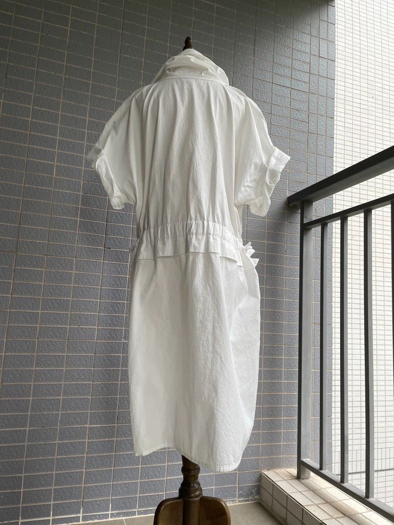 Issey Miyake Issey Miyake A white main line soft steel wire dress Size M / US 6-8 / IT 42-44 - 5 Thumbnail