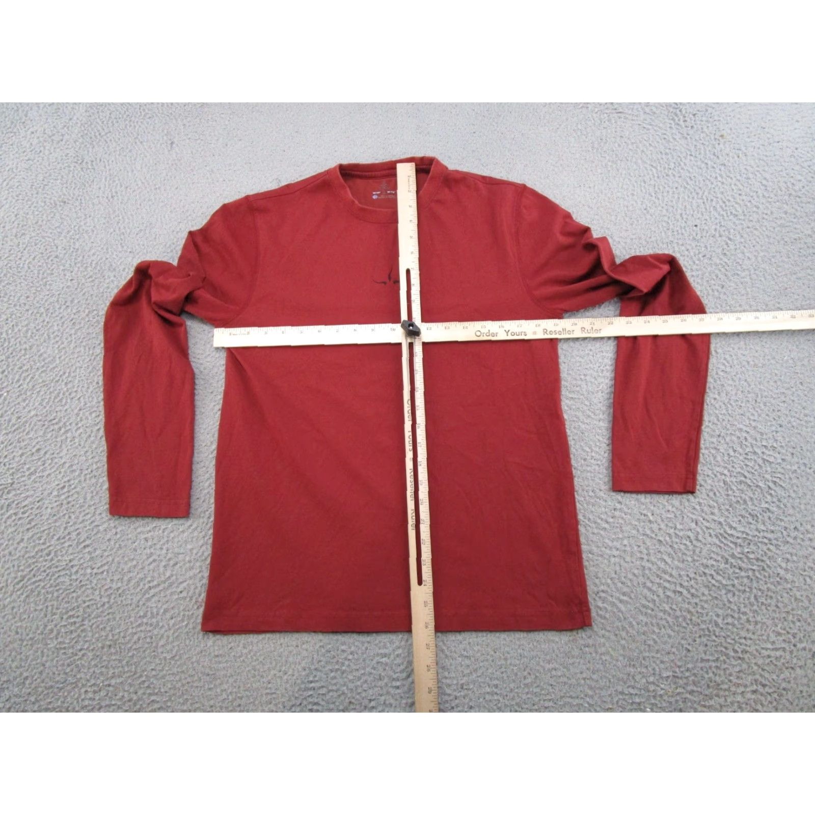 Prana prAna Breathe Shirt Women’s M Red Cotton Knit Long Sleeve T-Shirt Womens Casual Sleeve Round Neck Breathable Lightweight 90s? No, skip. [Need factual] Size M / US 6-8 / IT 42-44 - 6 Thumbnail