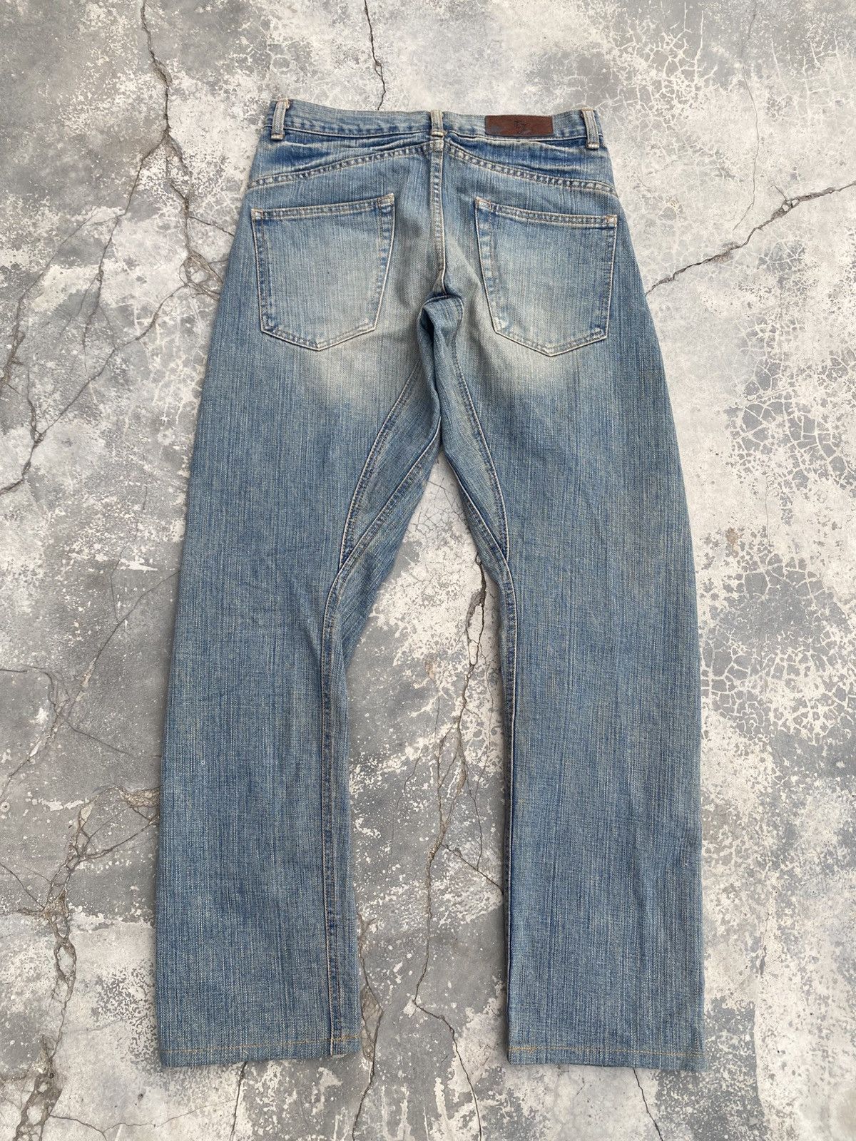 Japanese Brand EJ Studded Twisted Leg Jeans Size US 28 / EU 44 - 5 Thumbnail
