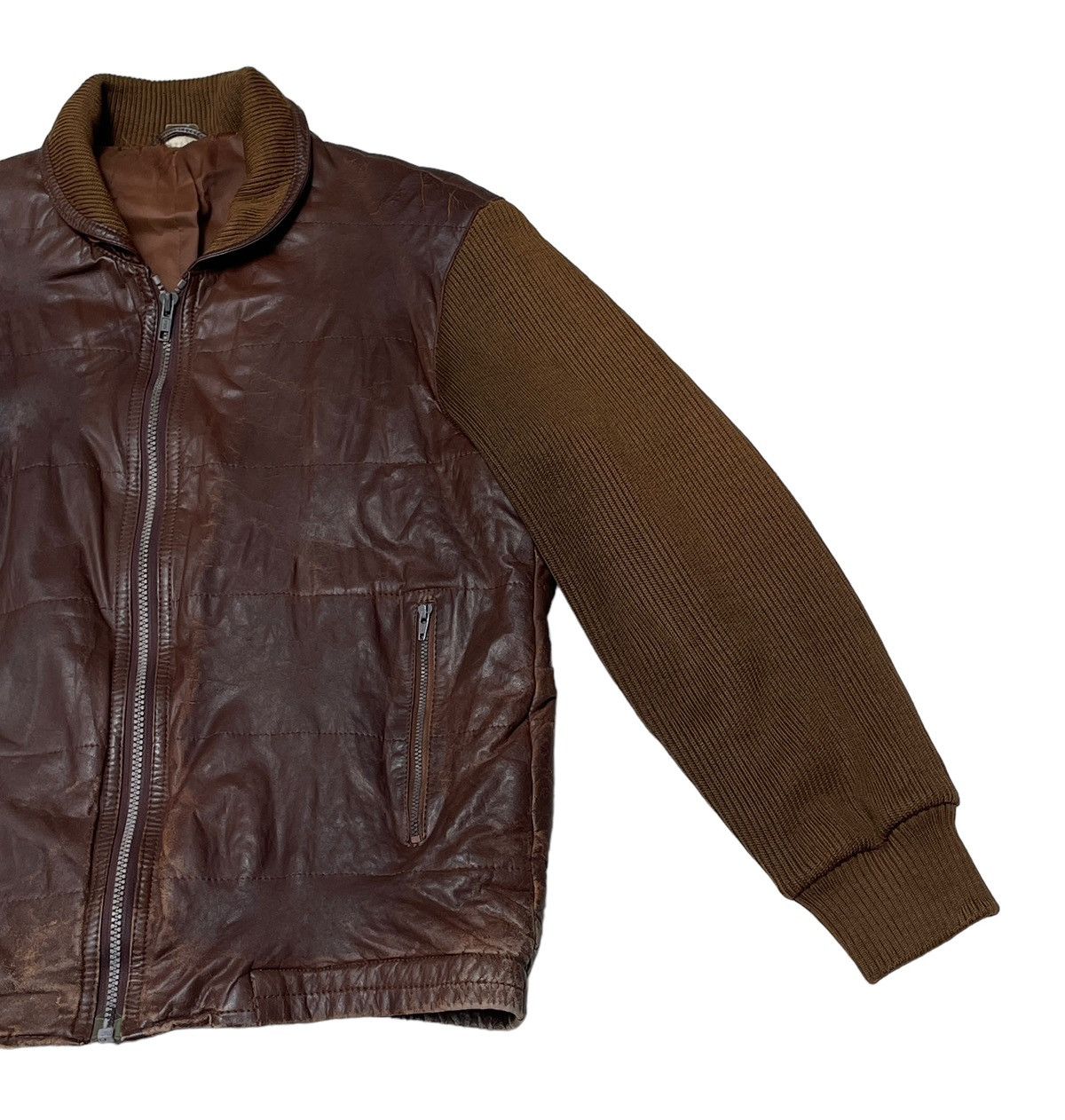 Vintage Vintage Japanese Brand Leather Jacket 1990s Size US M / EU 48-50 / 2 - 5 Thumbnail
